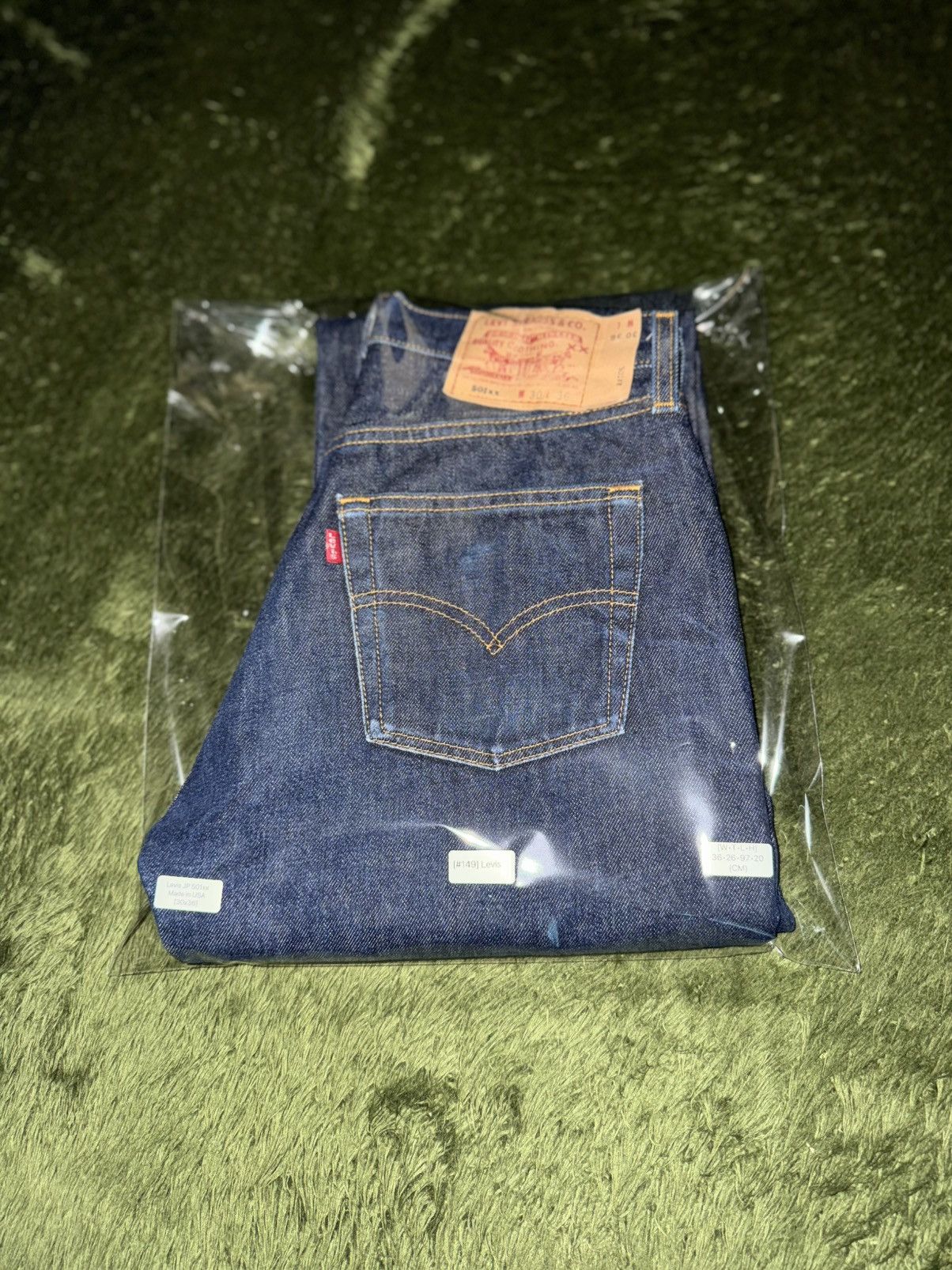 Levi's [30×36] Levi’s 501XX MADE IN USA Sashiko Custom Denim Pants Size US 30 / EU 46 - 14 Thumbnail