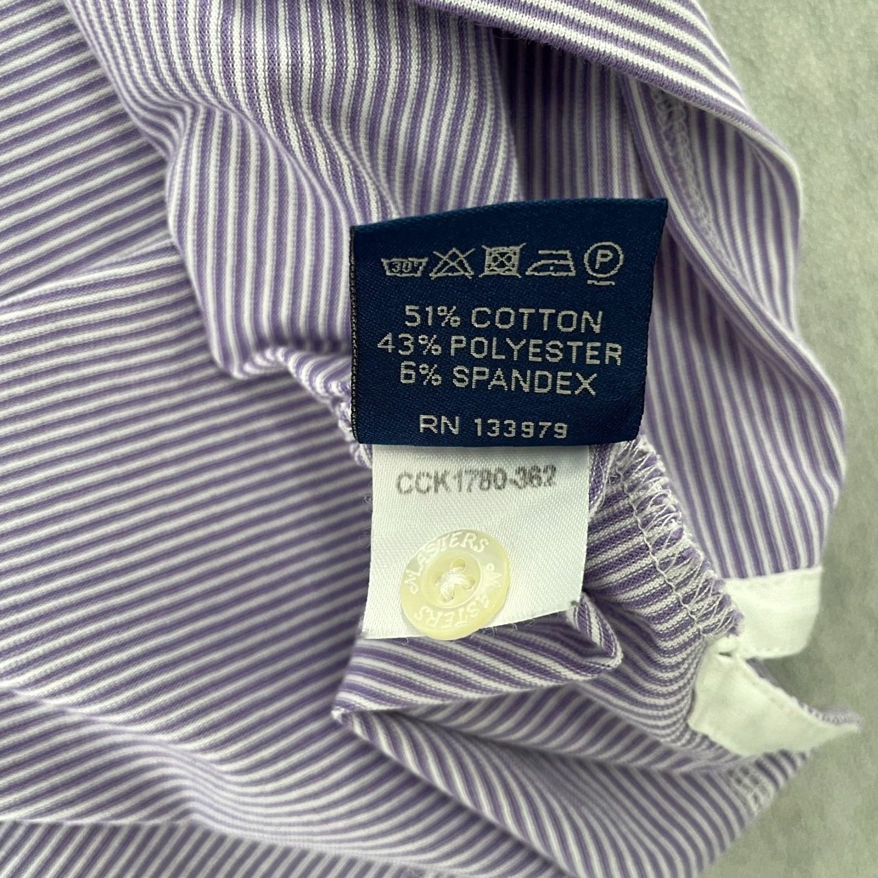 Vintage Masters Polo Shirt Adult Large Purple Polo Augusta Nationals Men Size US L / EU 52-54 / 3 - 7 Thumbnail