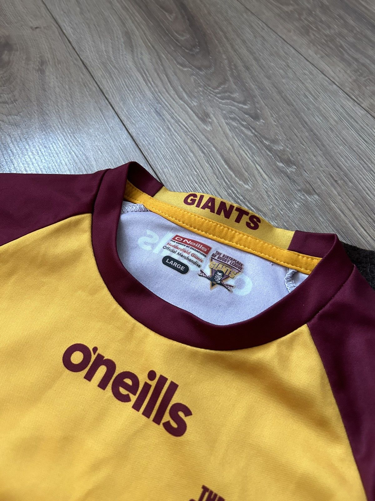 O'Neills × Sterling Ruby × Vintage Huddersfield Giants O’neills Rugby league jersey mens Size US M / EU 48-50 / 2 - 4 Thumbnail