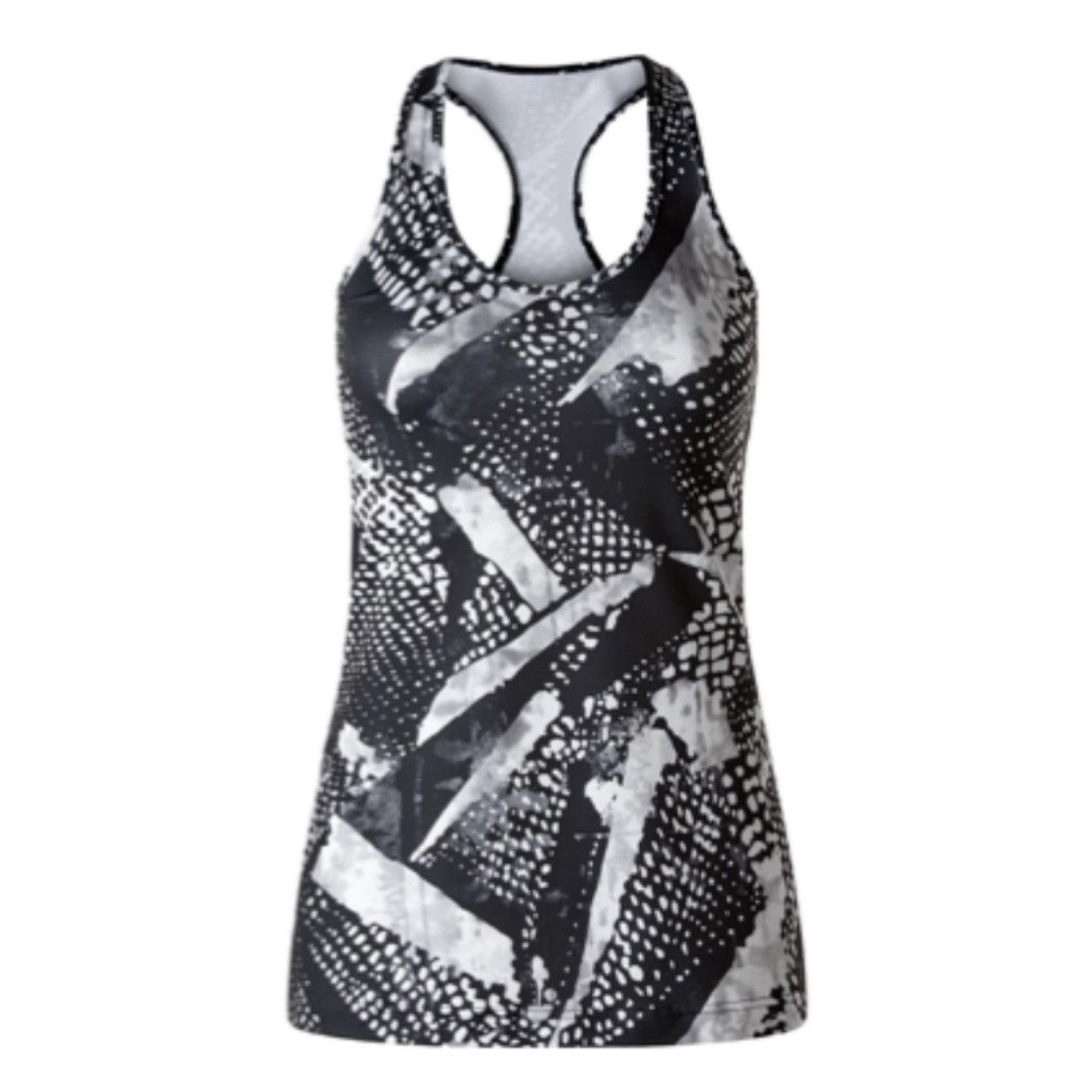 Lululemon LULULEMON Black White Static Mist Dot Stripe Cool Tank Top Size S / US 4 / IT 40 - 3 Thumbnail