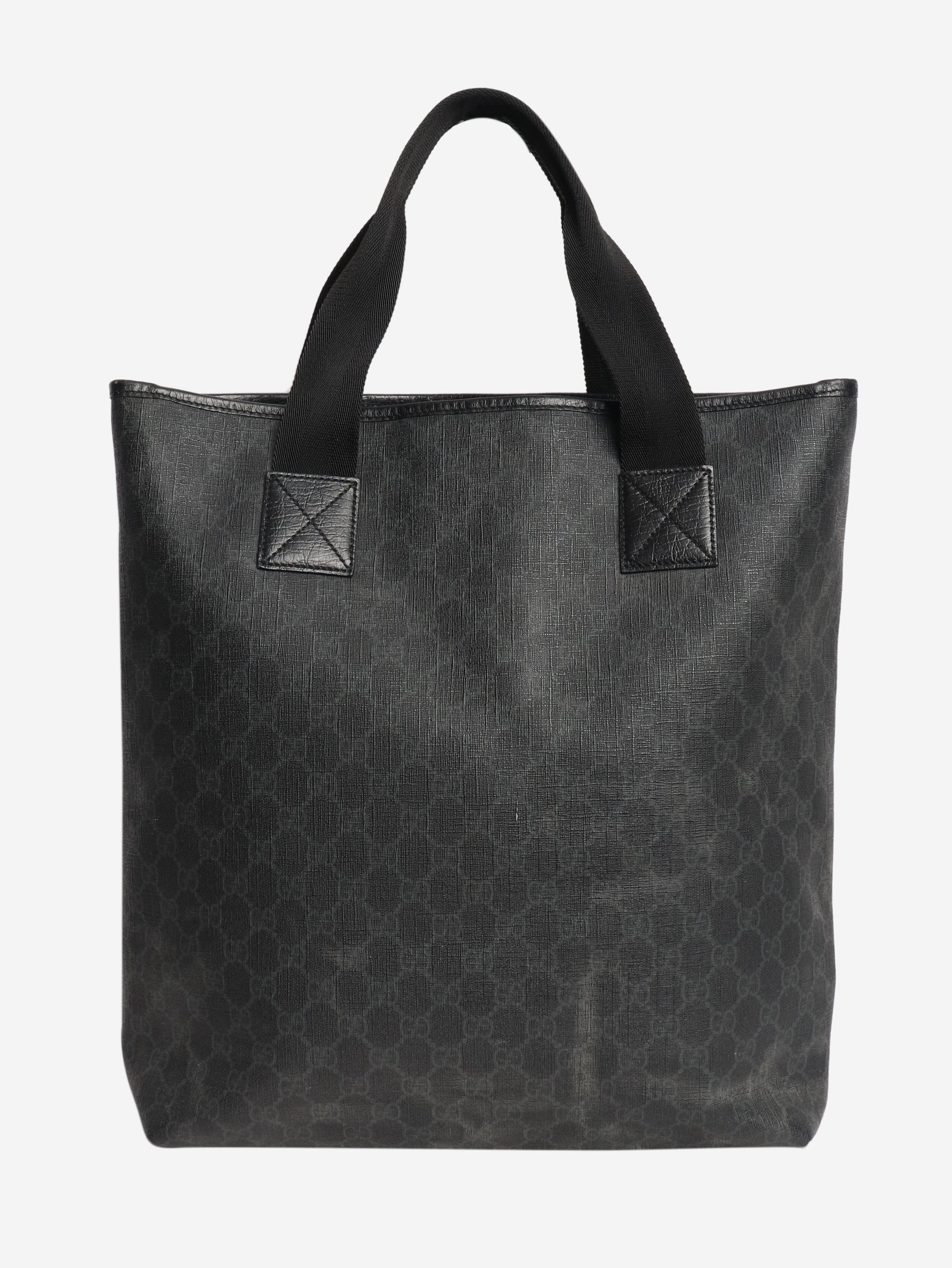 Gucci Black GG Supreme tote bag Size ONE SIZE - 1 Thumbnail
