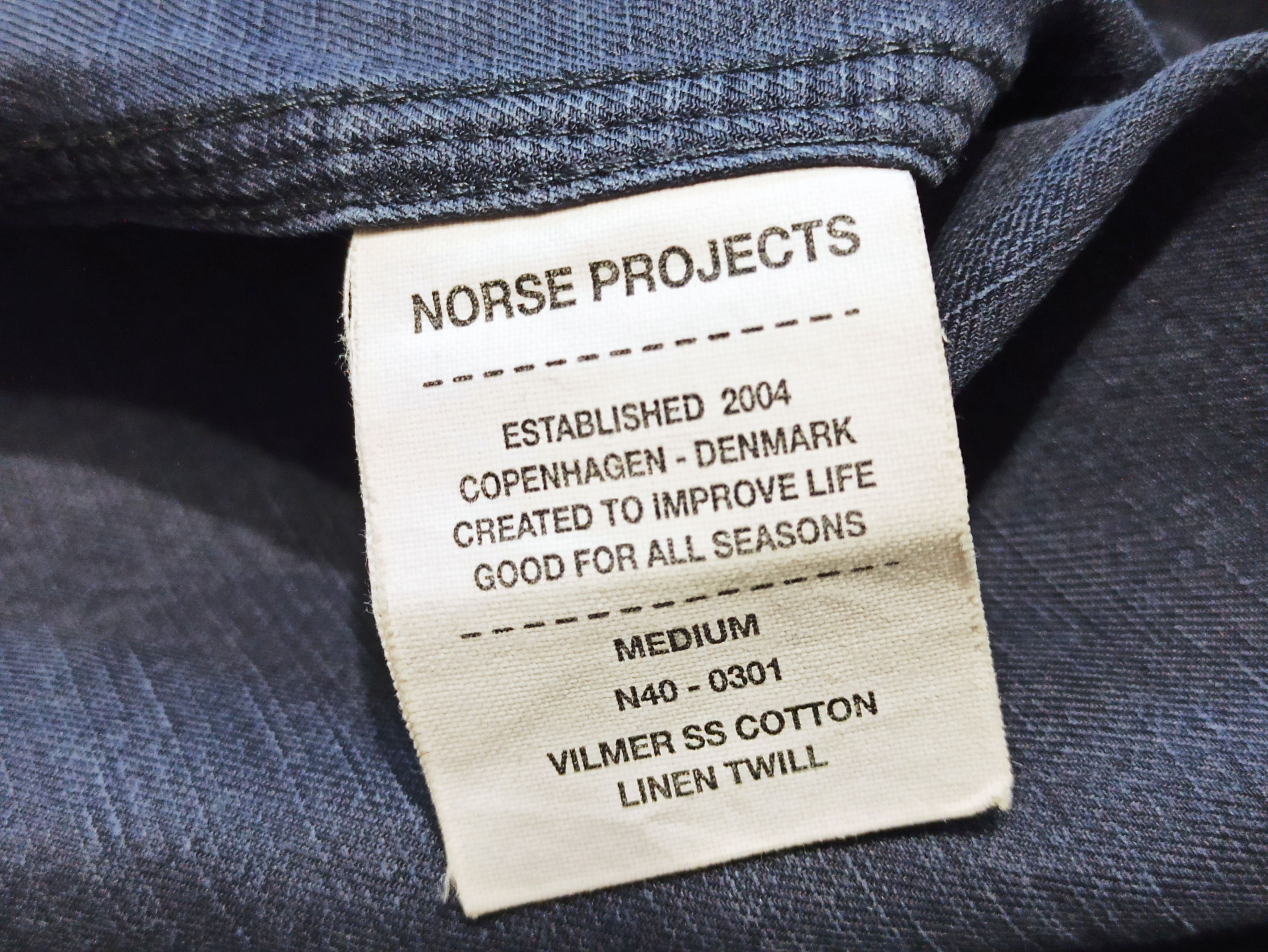 Norse Projects Norse Projects Vilmer Linen Zip Polo Shirt Size US M / EU 48-50 / 2 - 5 Thumbnail