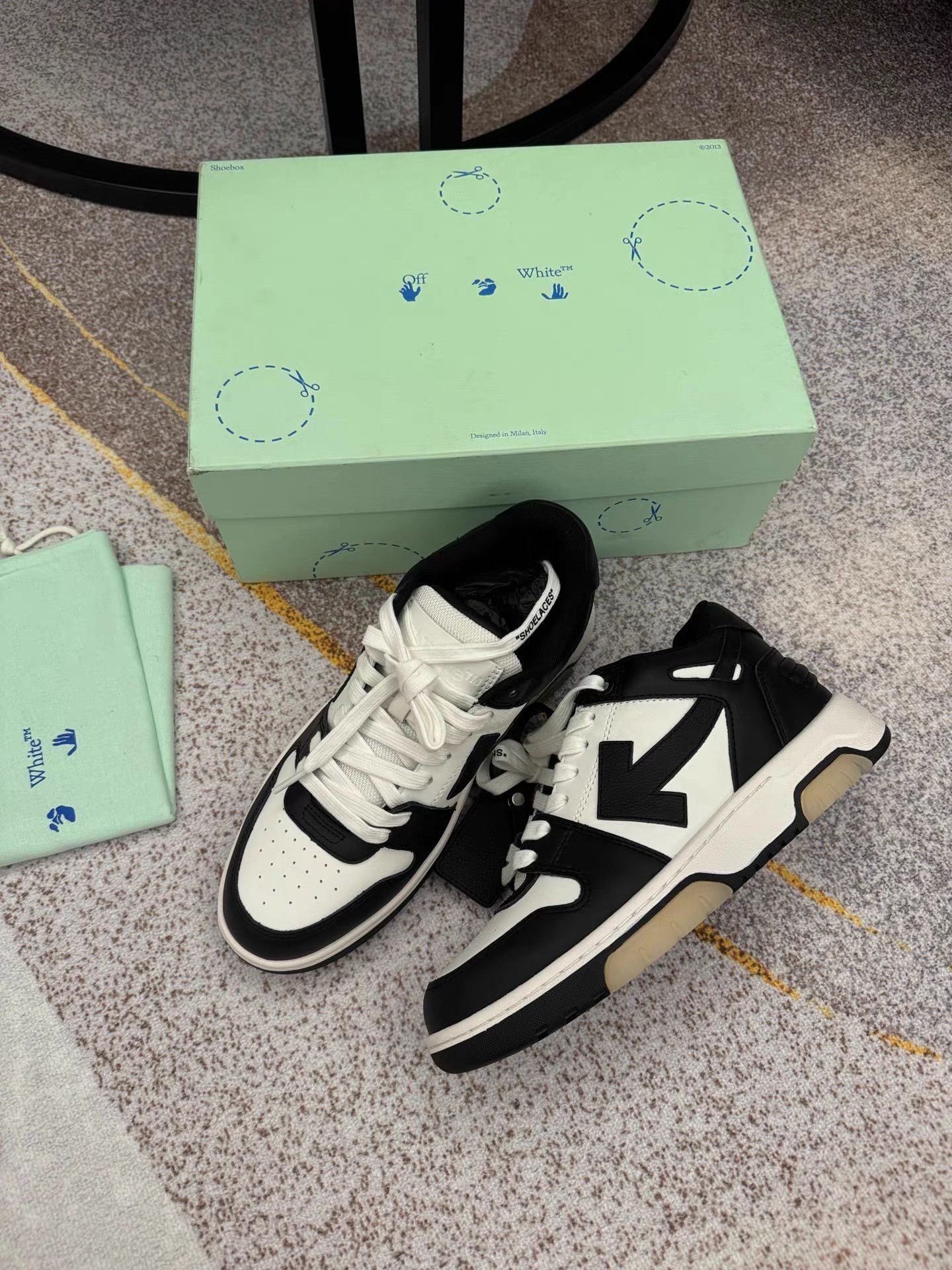 Off-White White Low-Top Sneakers Size 6 Size US 6 / EU 39 - 1 Thumbnail
