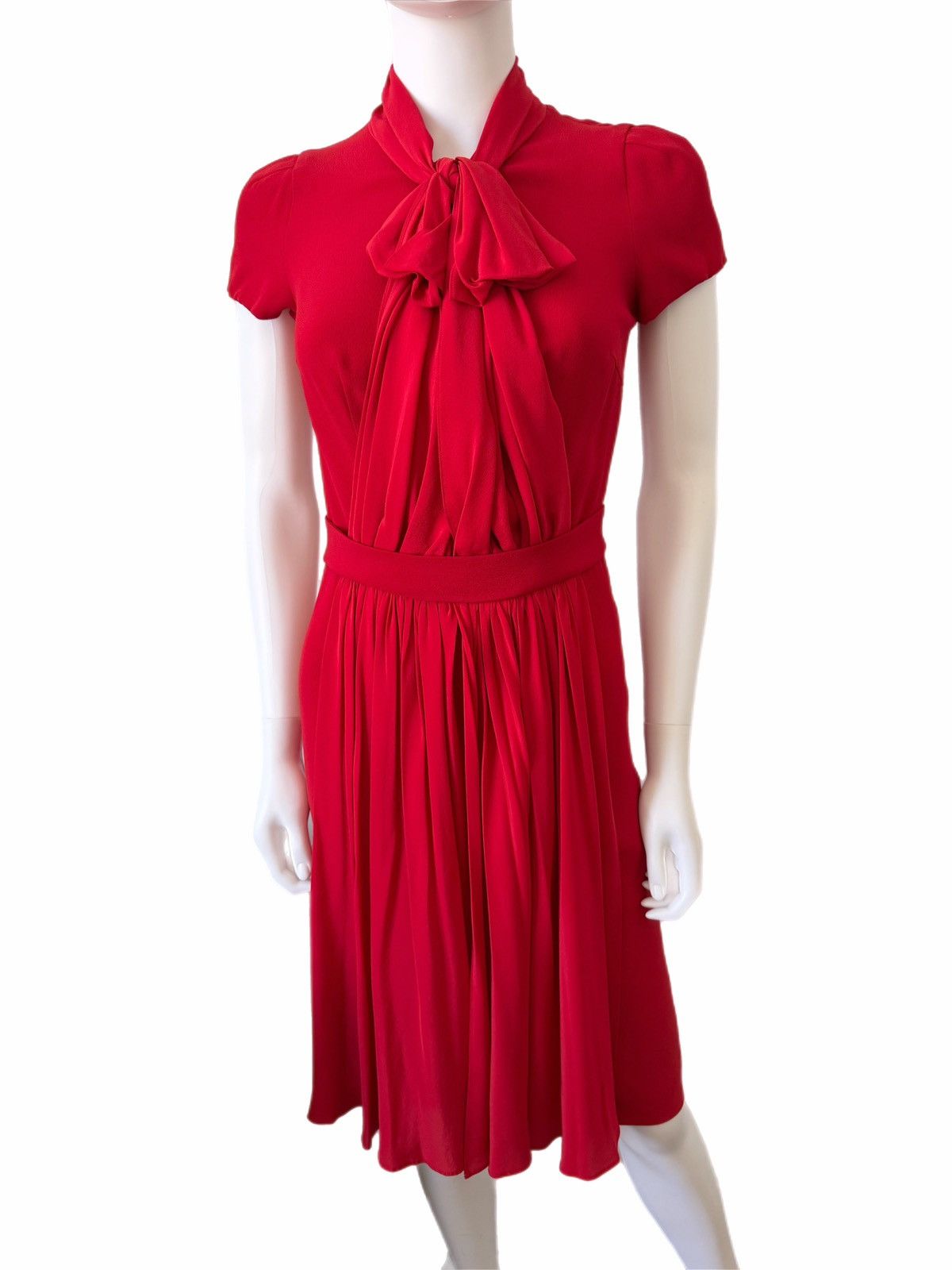 Moschino Moschino Cheap and Chic vintage red bow-neck dress Size S / US 4 / IT 40 - 1 Thumbnail