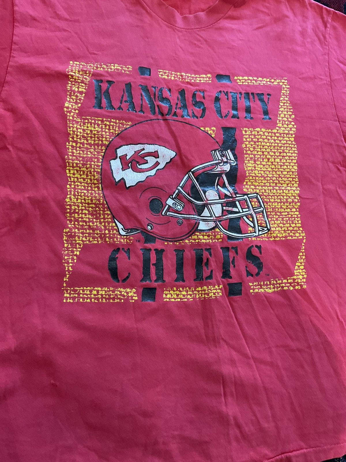 NFL Vintage Kansas City chiefs shirt xl Size US XL / EU 56 / 4 - 2 Thumbnail
