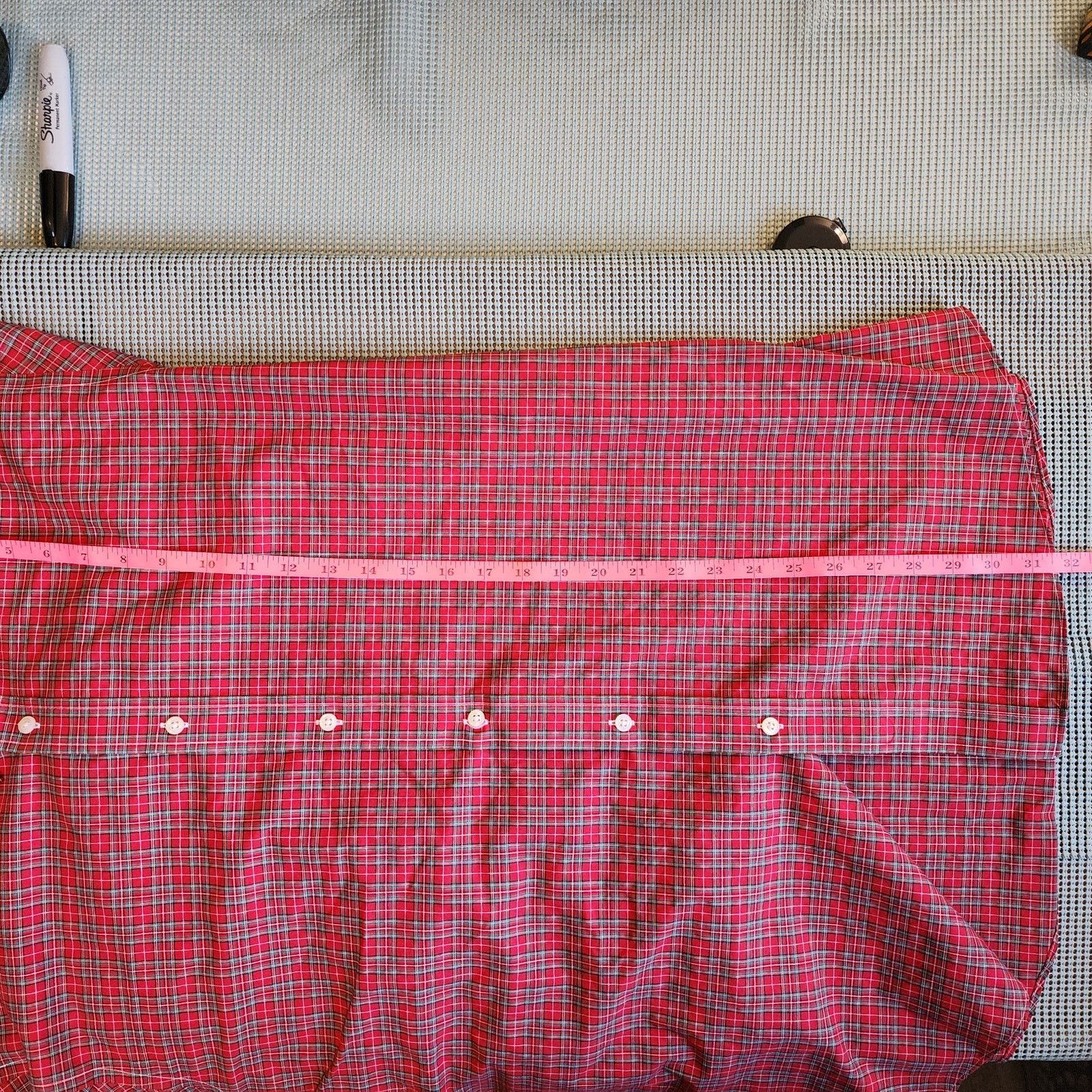 Ralph Lauren Men's Ralph Lauren Black Label Red Plaid Shirt 17 1/2 34/35 Size US XL / EU 56 / 4 - 8 Thumbnail