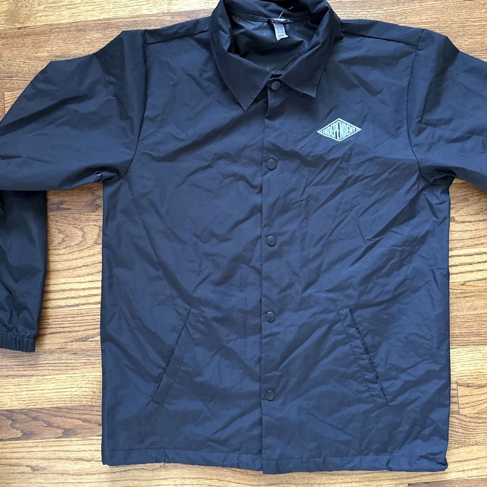Vintage Independent Mono Summit Black Coaches Jacket XL Mens C20 Windbreaker Size US XL / EU 56 / 4 - 6 Thumbnail