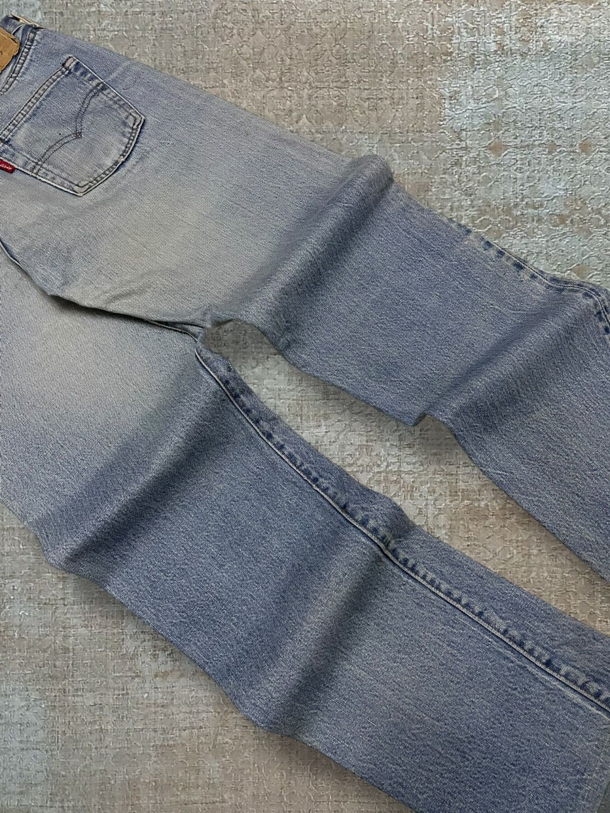 Levi's Vintage Clothing Vintage 1990s Designer Levis 501 Distressed Selvedge Denim Size US 32 / EU 48 - 13 Thumbnail