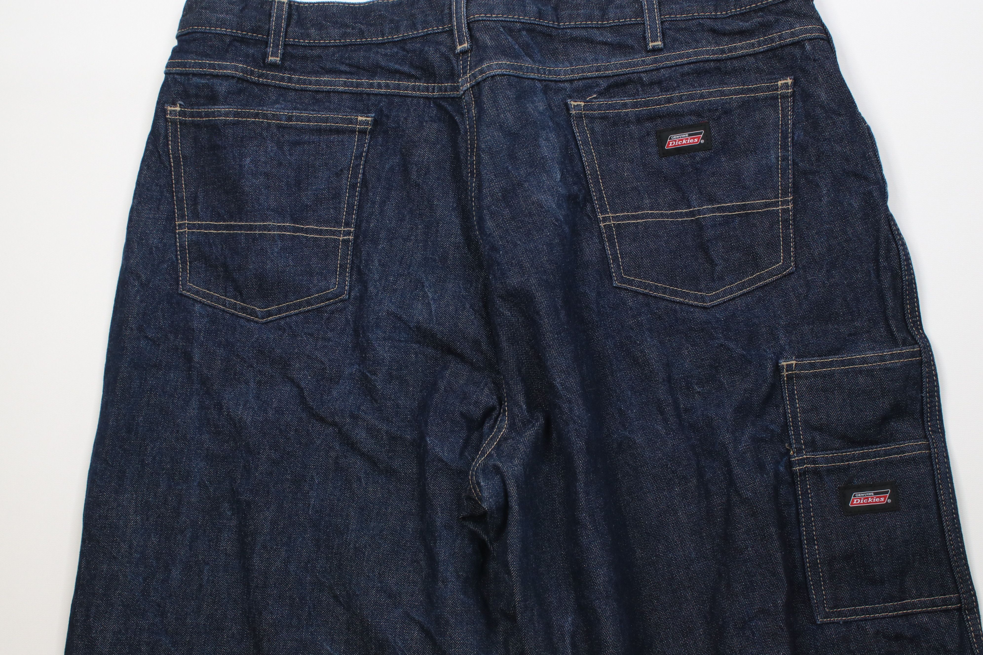 Dickies Vintage Y2K Dickies Fit Dungaree Denim Jean Shorts Jorts Size US 40 / EU 56 - 9 Thumbnail