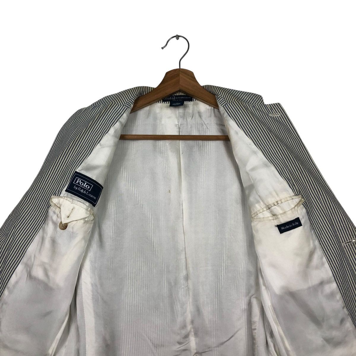 Polo Ralph Lauren 🔥VINTAGE HICKORY CHORE WORKER JACKET POLO RALPH LAUREN Size US S / EU 44-46 / 1 - 16 Thumbnail