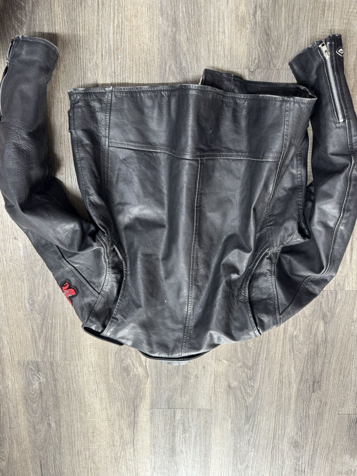 Other VINTAGE bikers jacket Size US L / EU 52-54 / 3 - 8 Thumbnail