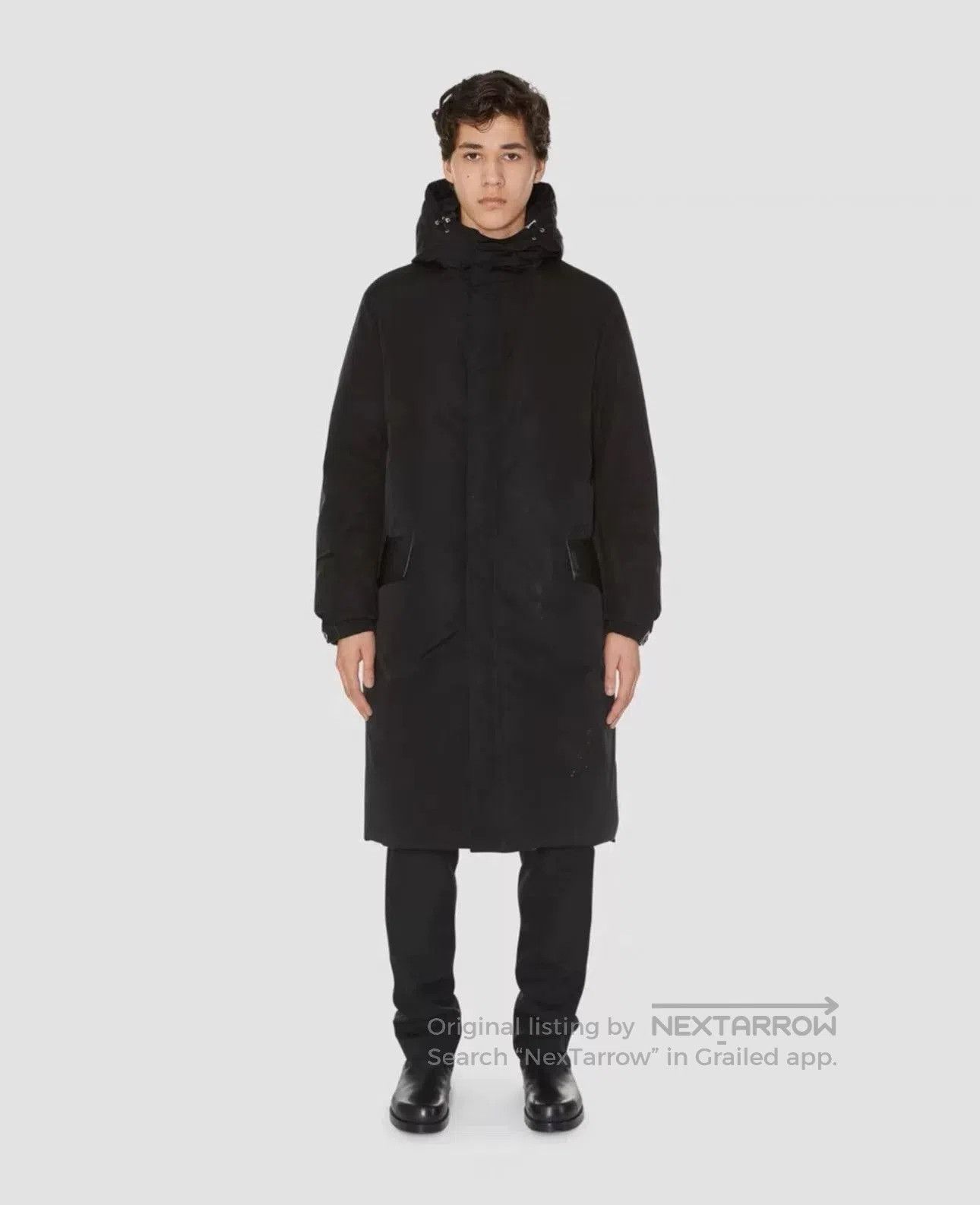 1017 ALYX 9SM alyx long down jacket with leather accents. Size US XL / EU 56 / 4 - 9 Thumbnail