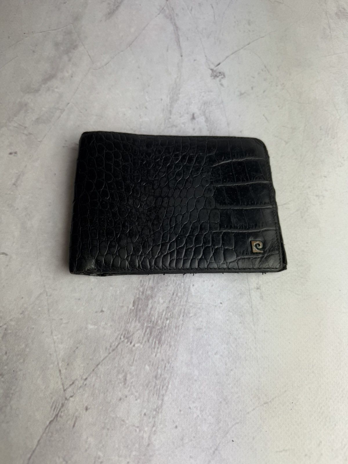 Pierre Cardin × Vintage Pierre Cardin Black Leather Bifold Wallet Size ONE SIZE - 1 Thumbnail