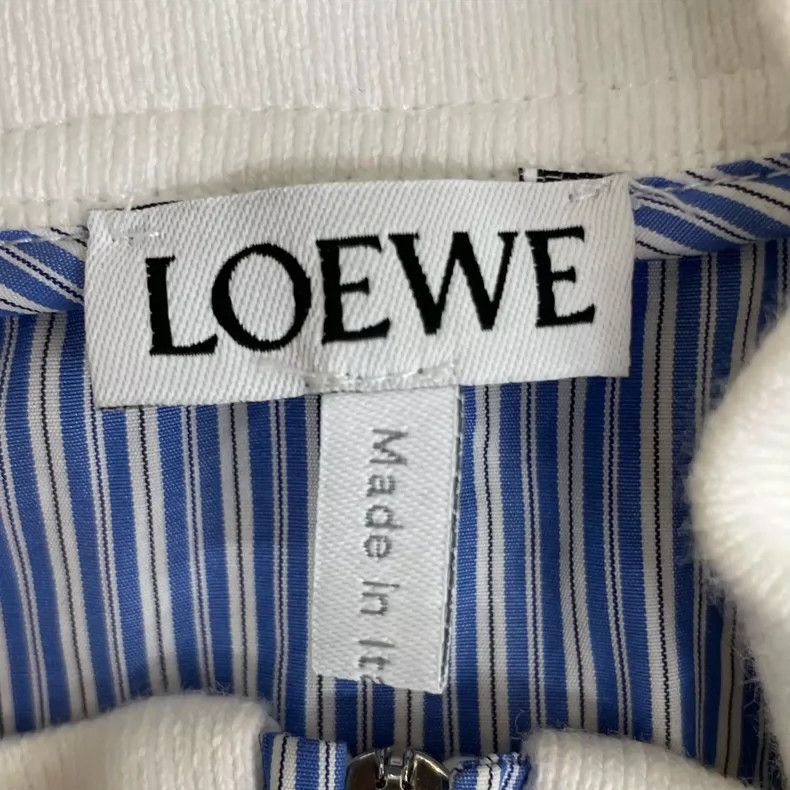 Loewe LOEWE Blue striped jacket coat Size S / US 4 / IT 40 - 6 Thumbnail