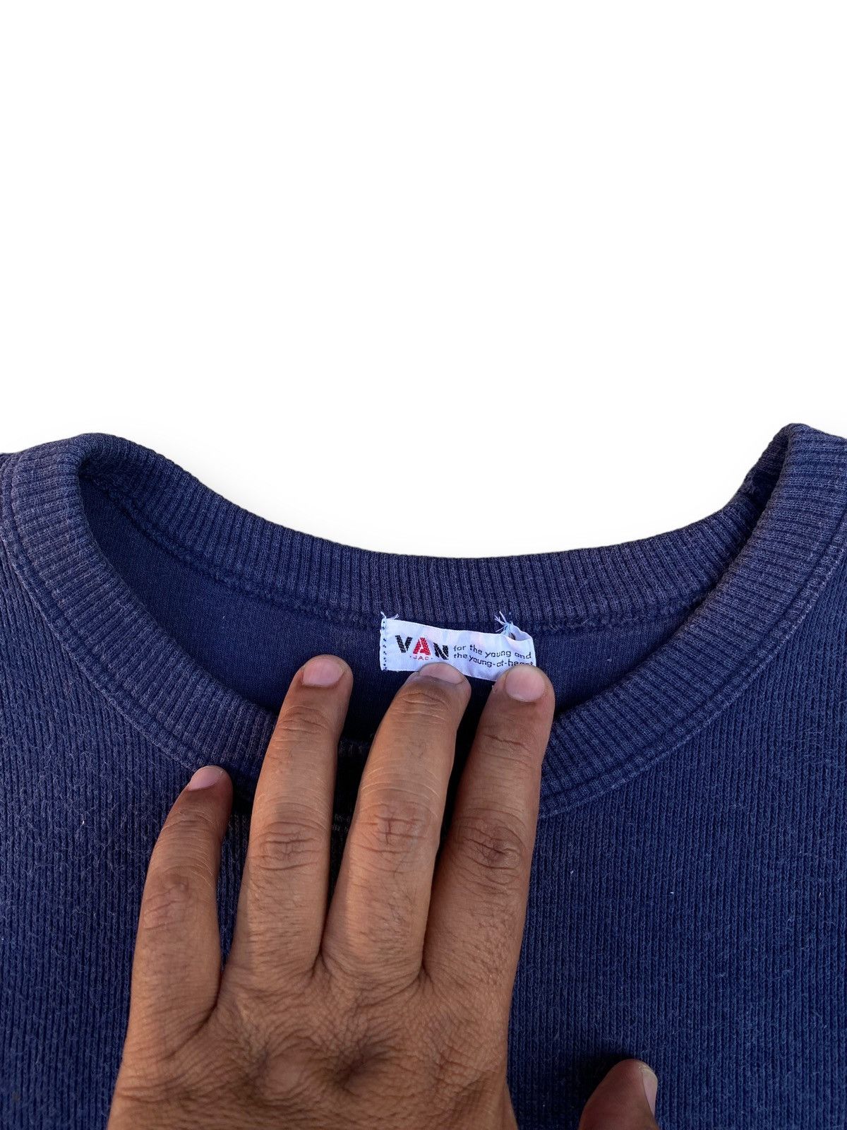Japanese Brand × Vintage Vintage Van Jac Embroidery Spell Out Sweatshirt. #D3 Size US L / EU 52-54 / 3 - 4 Thumbnail
