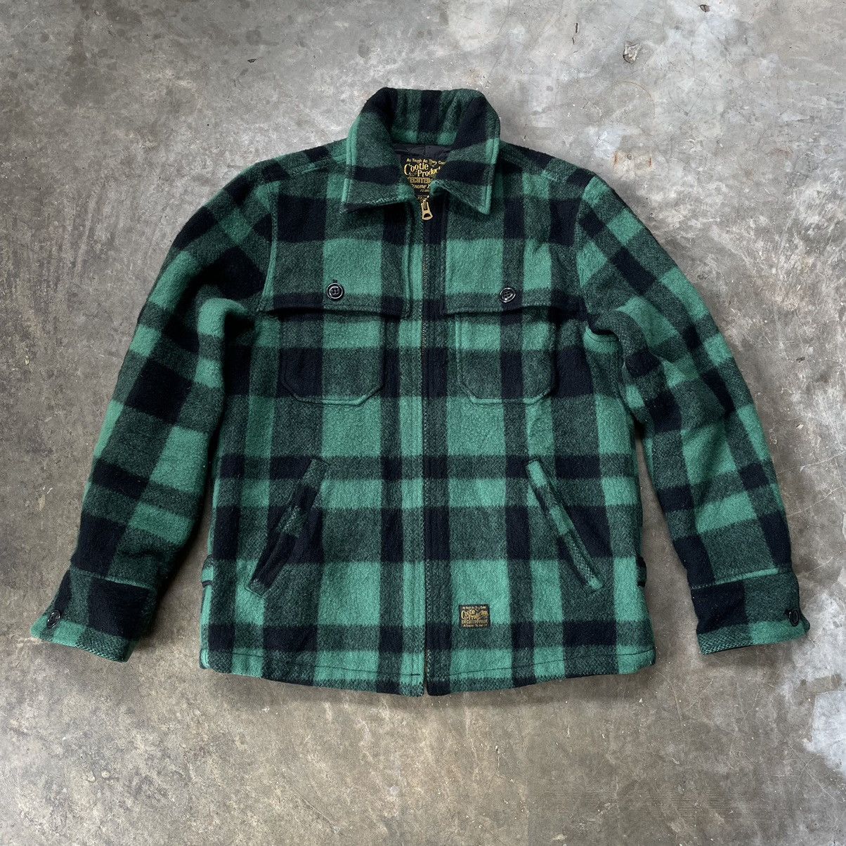 Japanese Brand Cootie Buffalo Check Wool Jacket Size US M / EU 48-50 / 2 - 1 Thumbnail