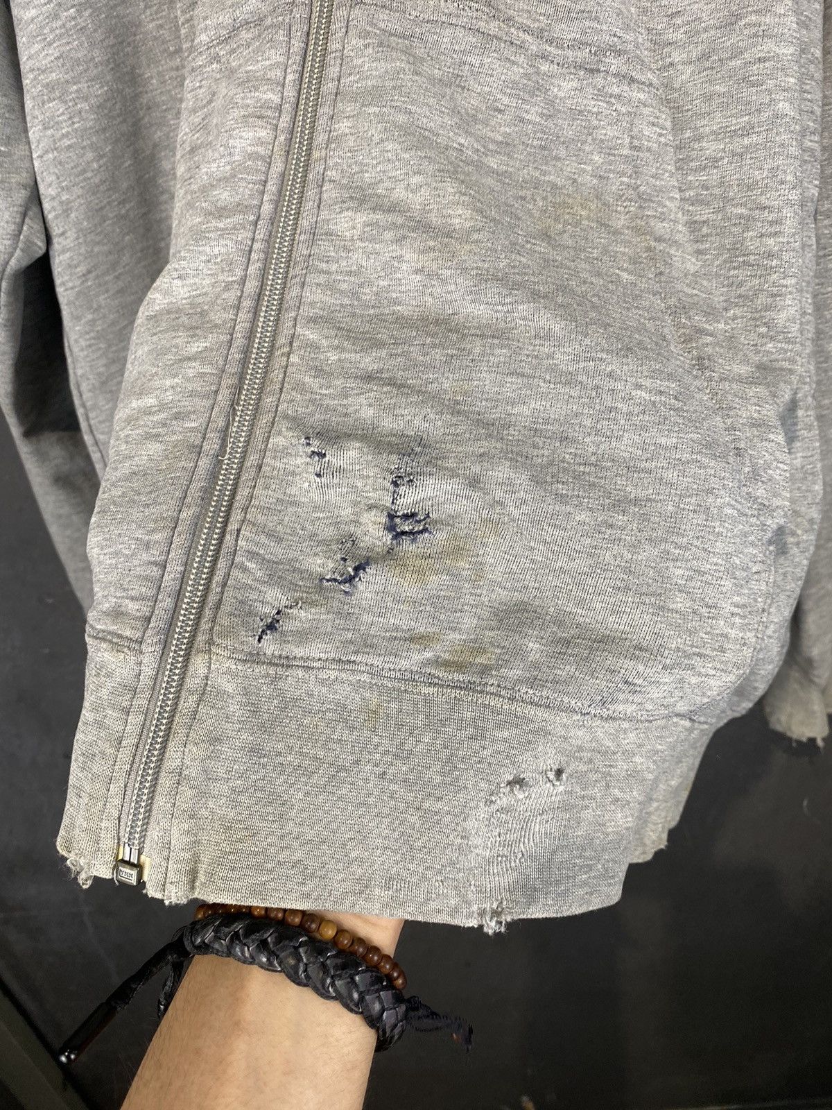 Nike y2k Nike “Burn Records & Tapes” Distressed Zipped Up Size US L / EU 52-54 / 3 - 8 Thumbnail