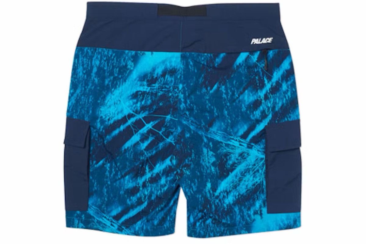 Palace Palace Swim Trunks Real Tree Shell Shorts Blue Camo Size US 32 / EU 48 - 2 Thumbnail