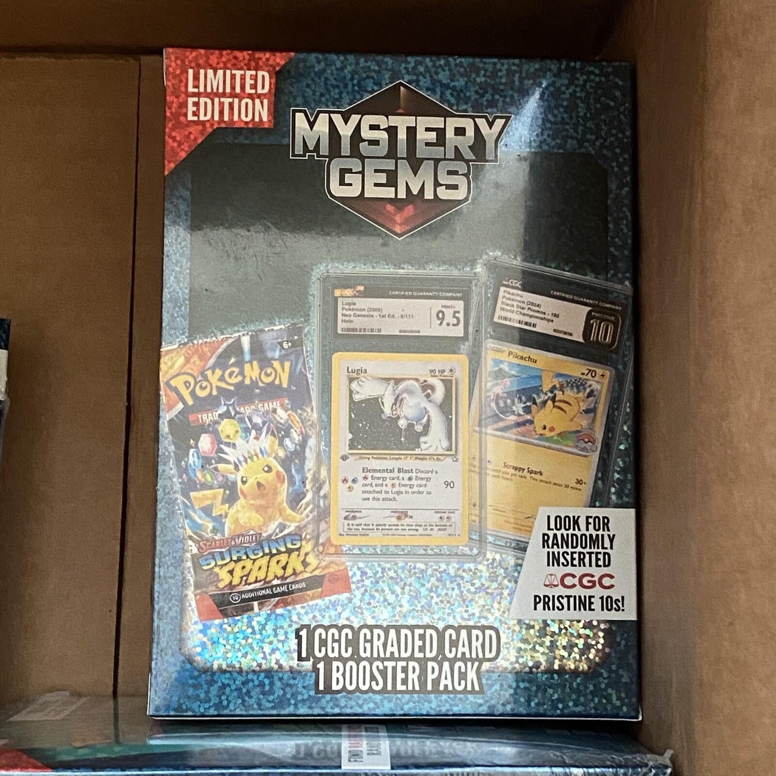Other Pokémon Mystery Gems Box Sealed – 1 CGC Graded Card Size ONE SIZE - 2 Thumbnail