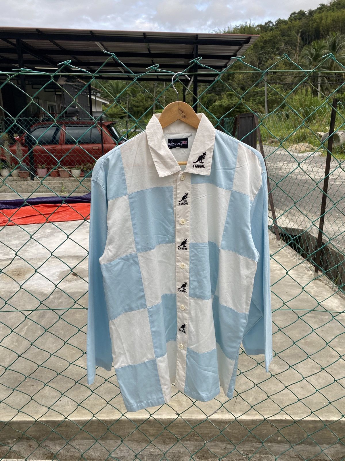 Kangol × Vintage Kangol button up sleepwear shirts Size US L / EU 52-54 / 3 - 1 Thumbnail