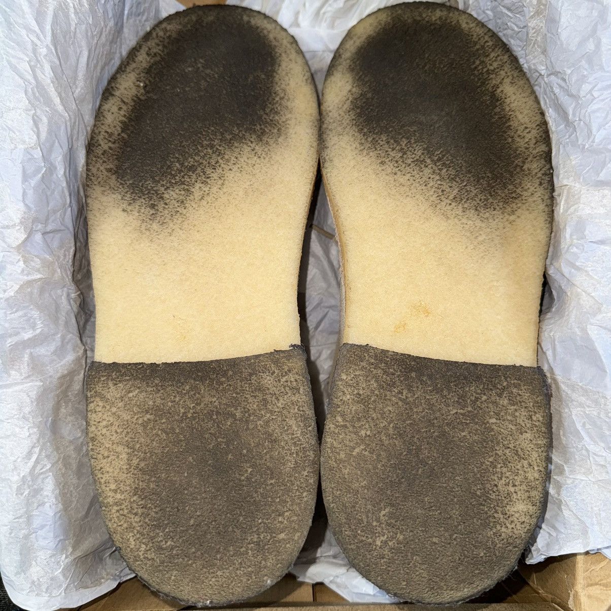 Bape × Clarks Bape Clark’s Desert Boot Grey Embossed Size US 10.5 / EU 43-44 - 13 Thumbnail