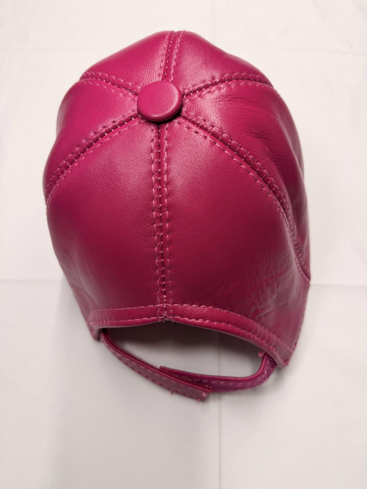 Other NEW Pink Leather Baseball Cap - Premium Hat #022 Size ONE SIZE - 4 Thumbnail