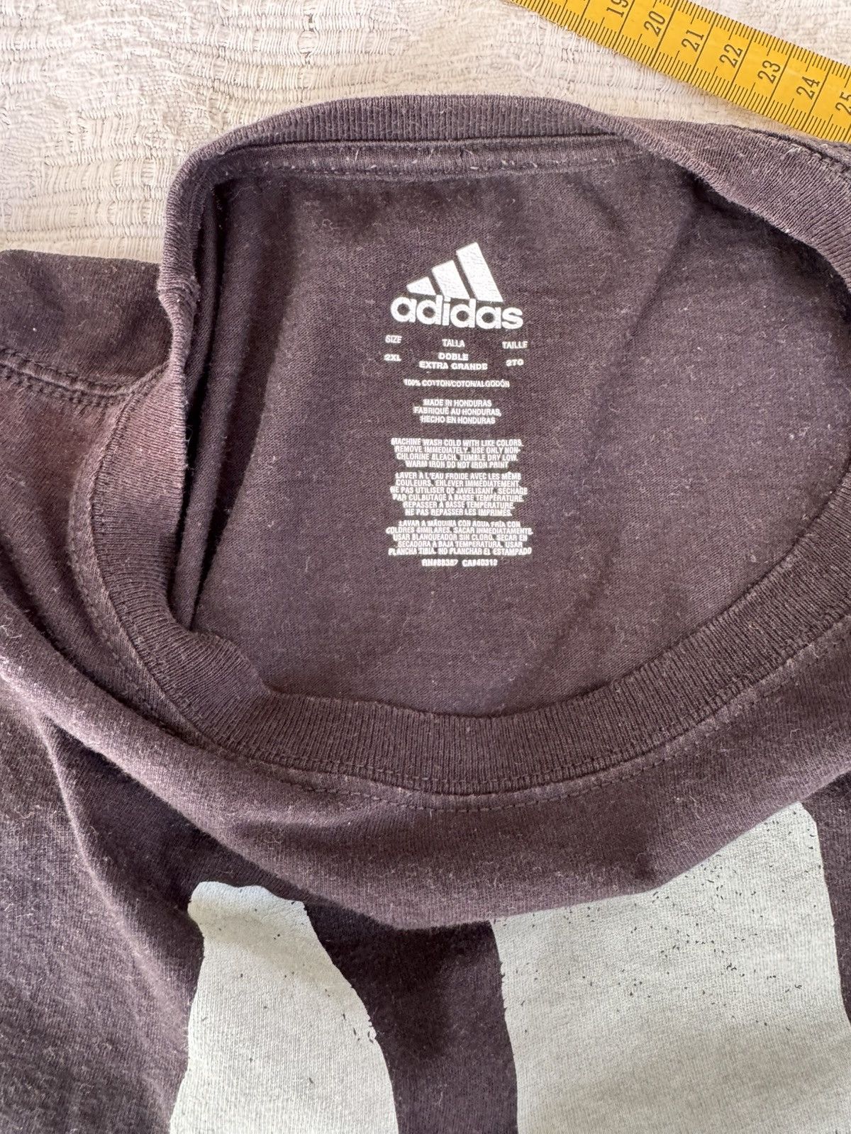 Adidas Vintage Adidas Basketball Black Tee T-shirt 2XL Size US XXL / EU 58 / 5 - 3 Thumbnail
