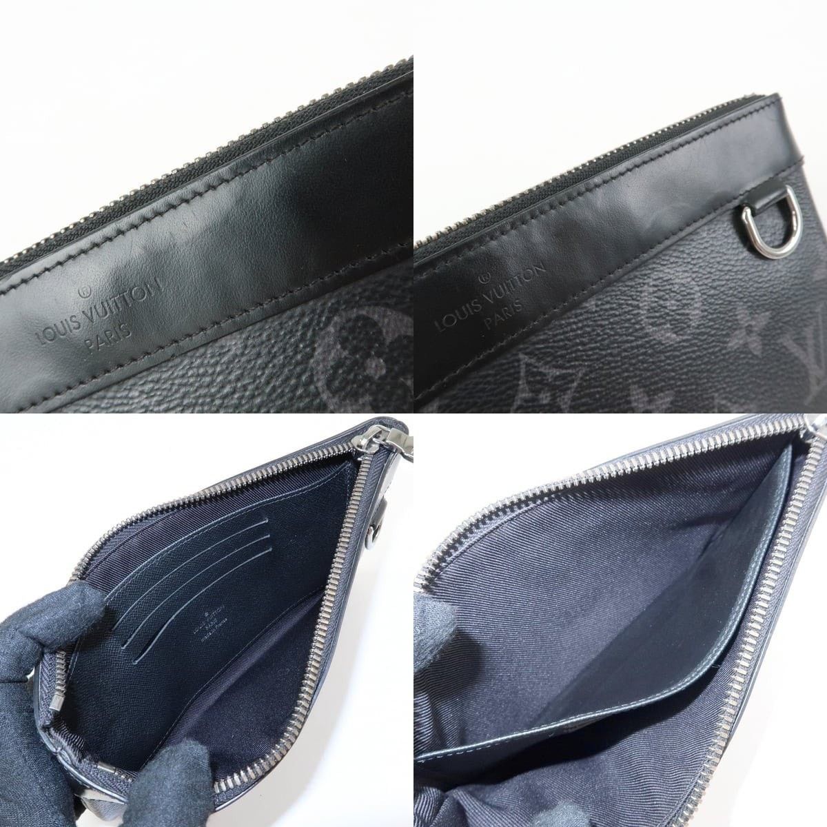 Louis Vuitton Louis Vuitton Monogram Eclipse Pochette Discovery PM Pouch Size ONE SIZE - 6 Thumbnail