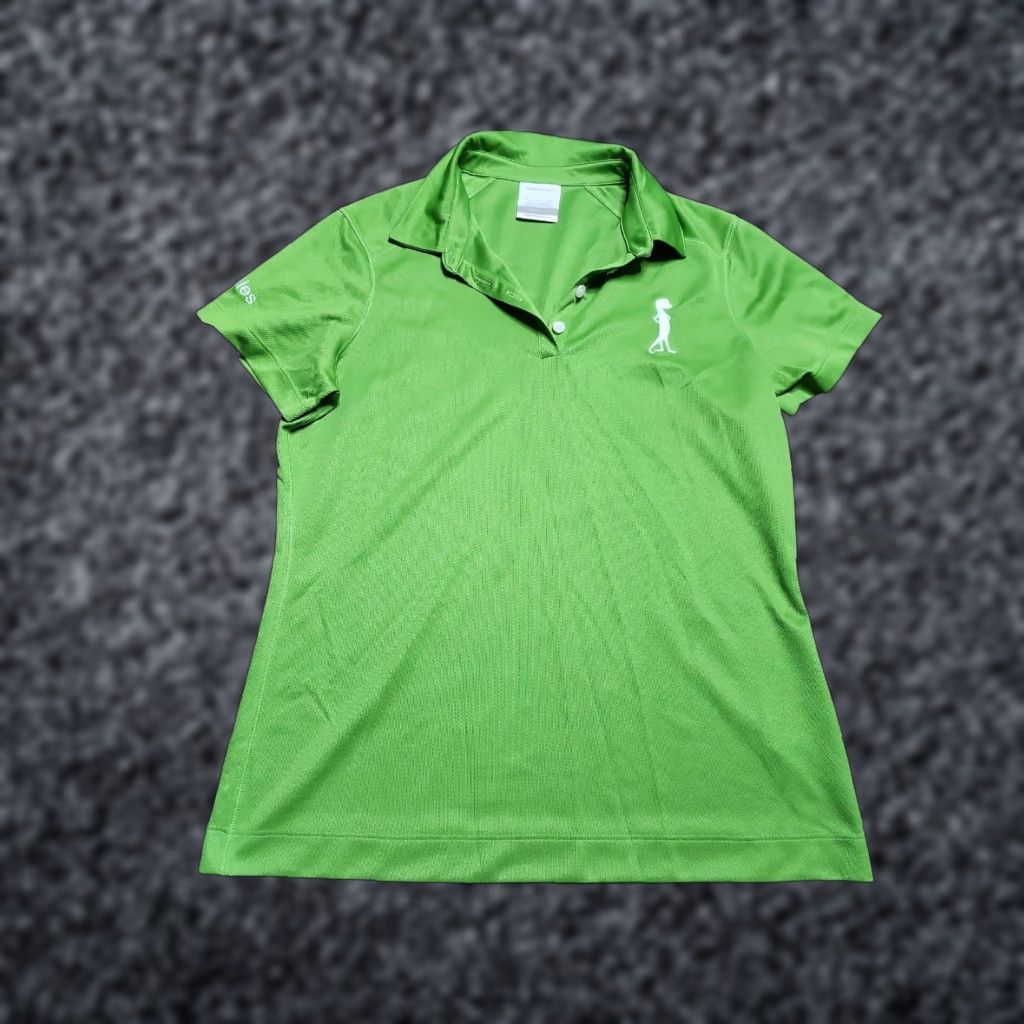 Nike Geico Gecko Employee Uniform Nike Golf Polo Shirt Womens M Green Short Sleeve Collared Workwear Size M / US 6-8 / IT 42-44 - 1 Thumbnail