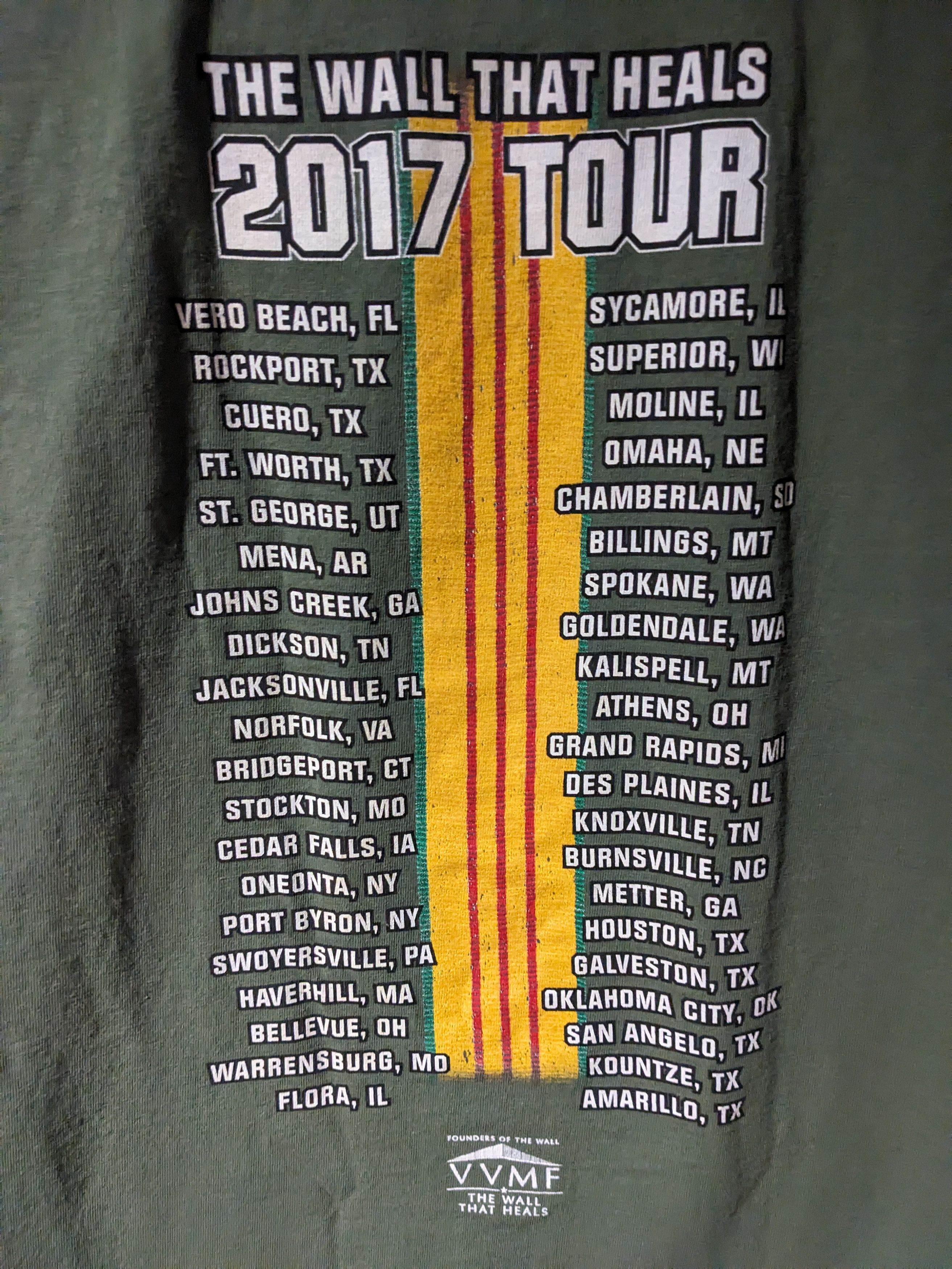 Gildan × Vintage Vintage Bringing the Wall Home Vietnam Veterans T-Shirt Size US S / EU 44-46 / 1 - 7 Thumbnail
