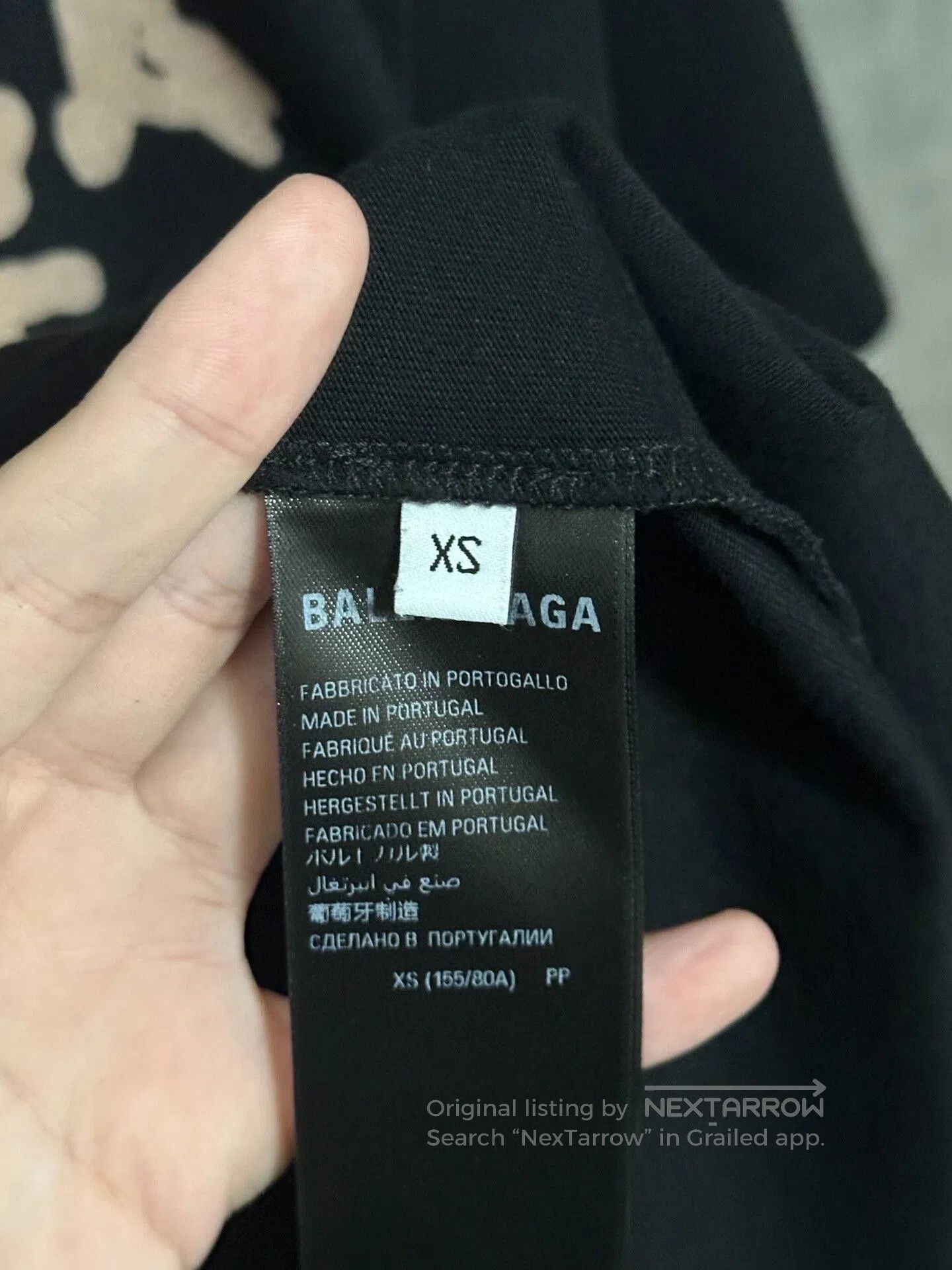 Balenciaga balenciaga black ink splash t. Size US S / EU 44-46 / 1 - 3 Thumbnail