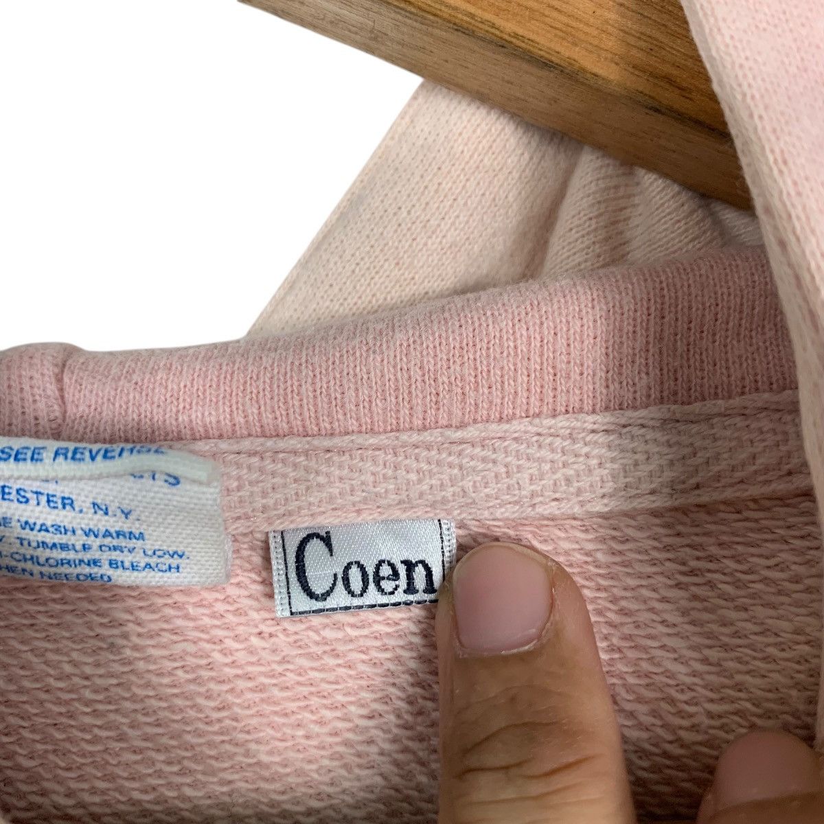 Champion CHAMPION X COEN Big Logo Pullover Pink Hoodies #1782-C79 Size L / US 10 / IT 46 - 16 Thumbnail