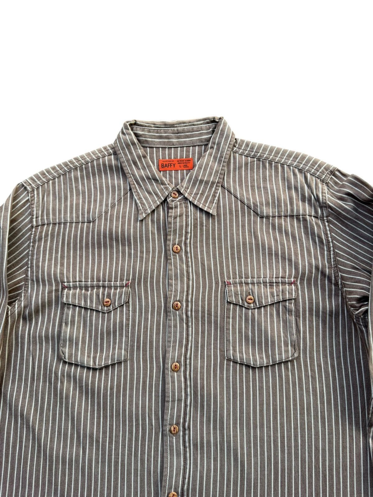 Japanese Brand Baffy Workers Shirt Size US L / EU 52-54 / 3 - 3 Thumbnail
