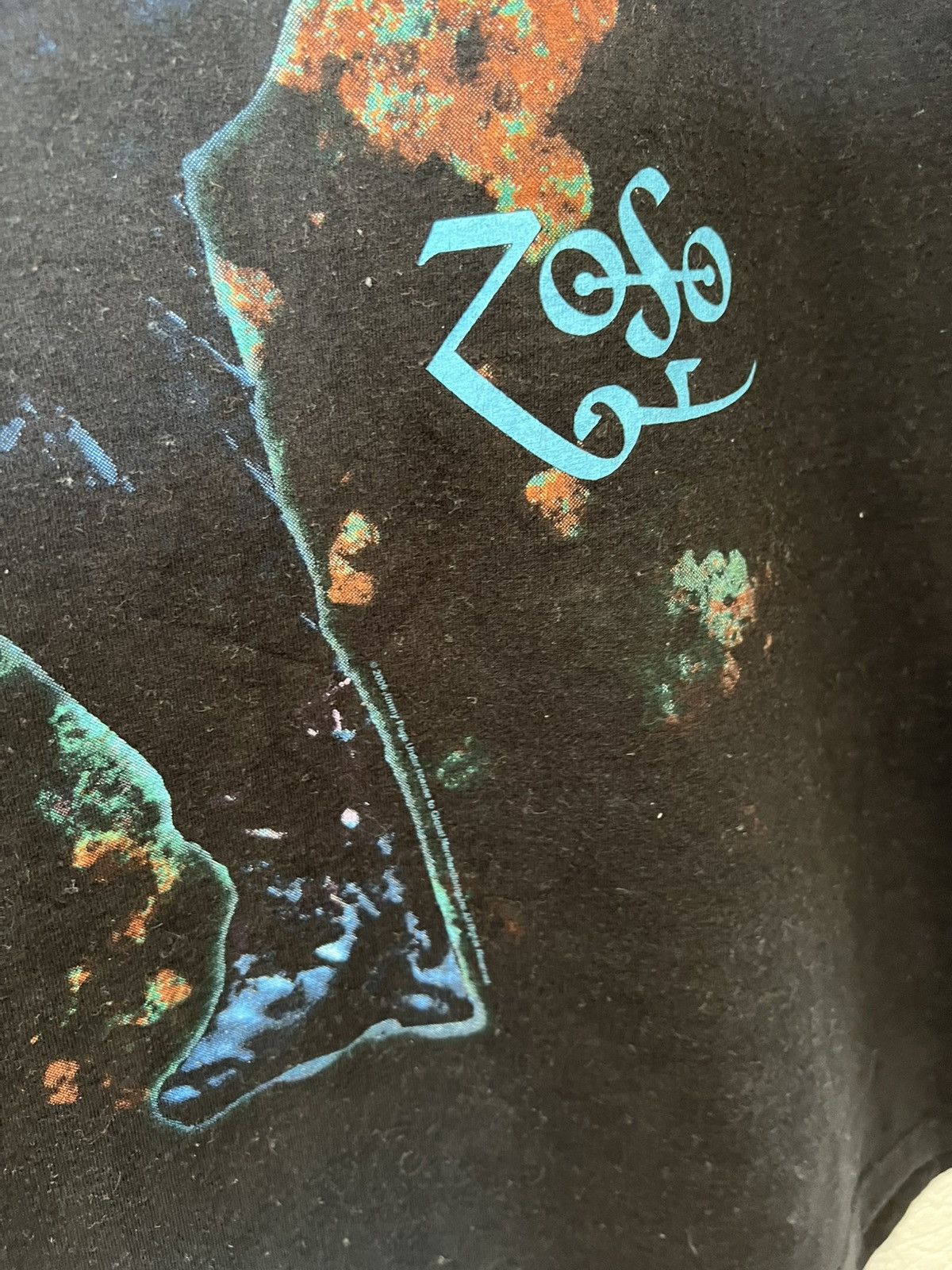 Band Tees Vintage Jimmy Page 2009 Zoso Band Tee Rare Size US XL / EU 56 / 4 - 3 Thumbnail