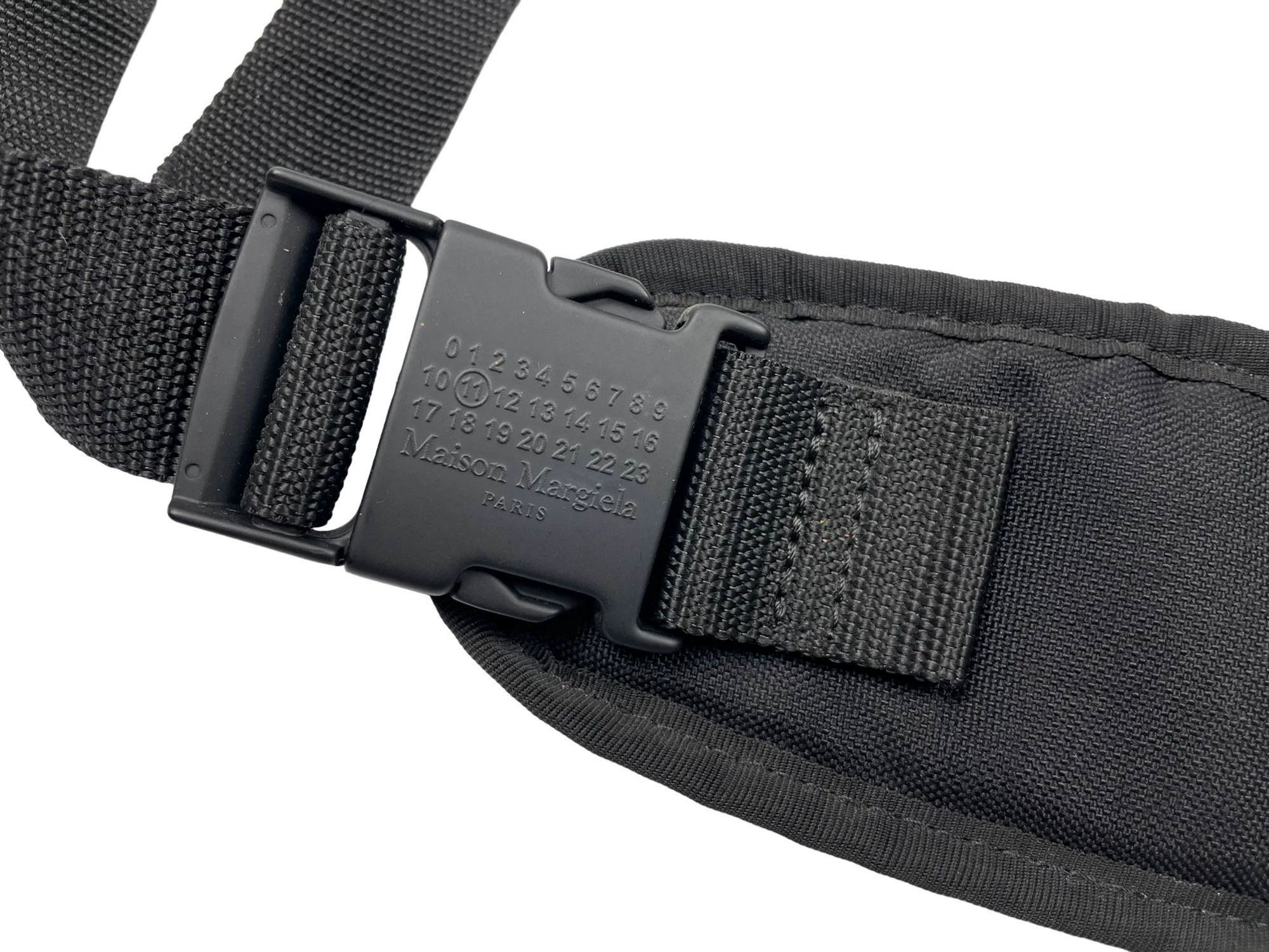 Maison Margiela Maison Margiela Black Four-Stitch Crossbody Bag Size ONE SIZE - 5 Thumbnail