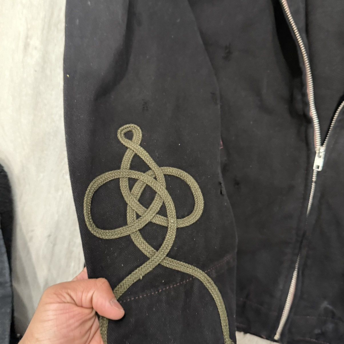 basketcase gallery Basketcase Black Pope denim jacket like a Detroit Size US M / EU 48-50 / 2 - 4 Thumbnail