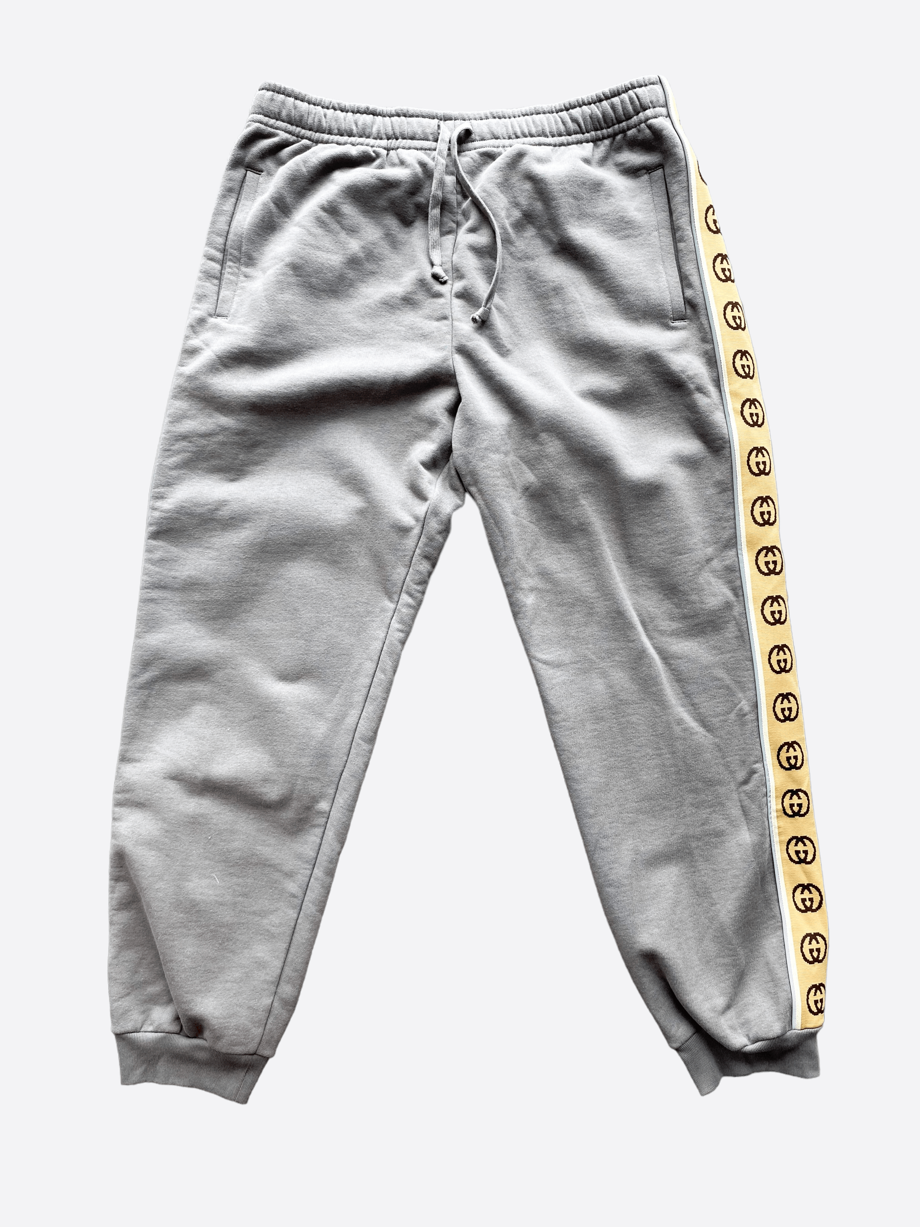 Gucci Gucci Grey GG Striped Sweatpants Size US 40 / EU 56 - 1 Thumbnail