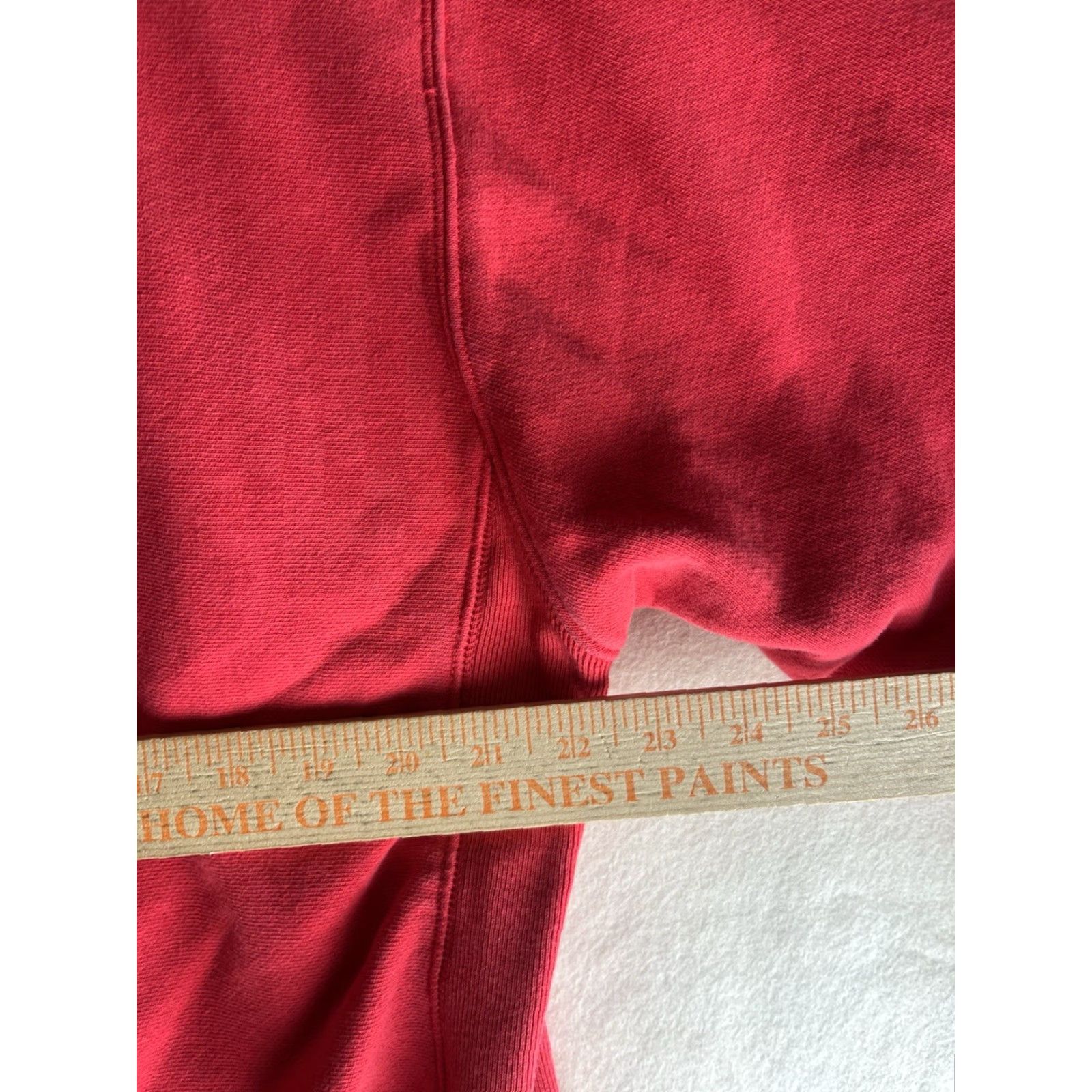 Champion CHAMPION RED REVERSE WEAVE C LOGO PULLOVER HOODIE SWEATSHIRT LARGE Women Hoodie Sweatshirt Size L / US 10 / IT 46 - 3 Thumbnail