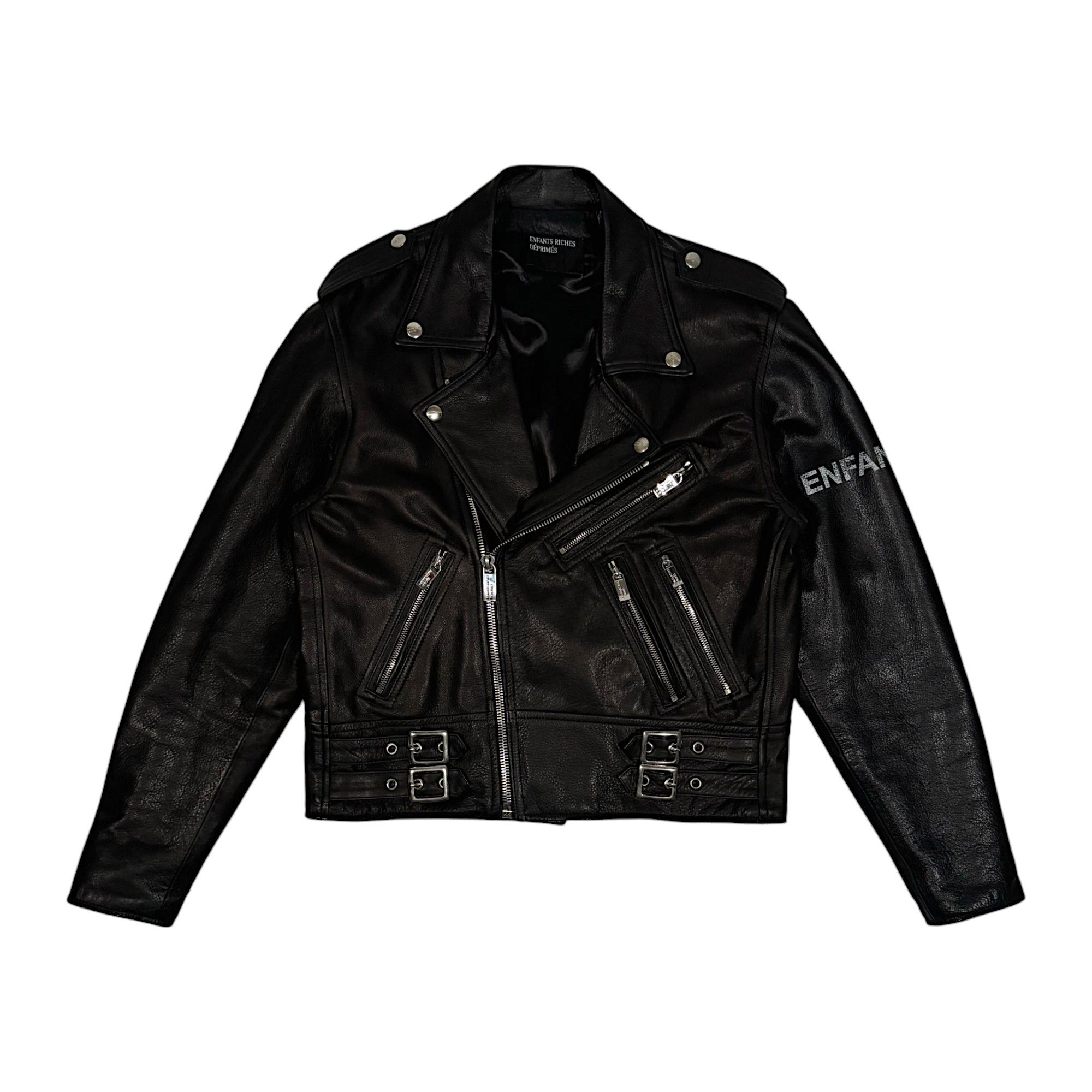 Enfants Riches Deprimes ERD Shooting Gallery Leather Biker Jacket FW22 Size US S / EU 44-46 / 1 - 2 Thumbnail
