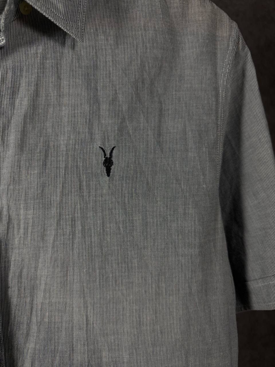 Allsaints Allsaints designer logo striped shirt Size US M / EU 48-50 / 2 - 3 Thumbnail
