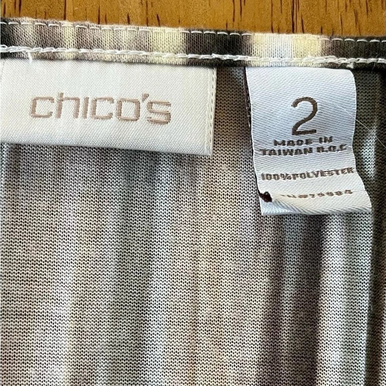 Chicos Chico’s striped top, size 2(Large). Size L / US 10 / IT 46 - 3 Thumbnail