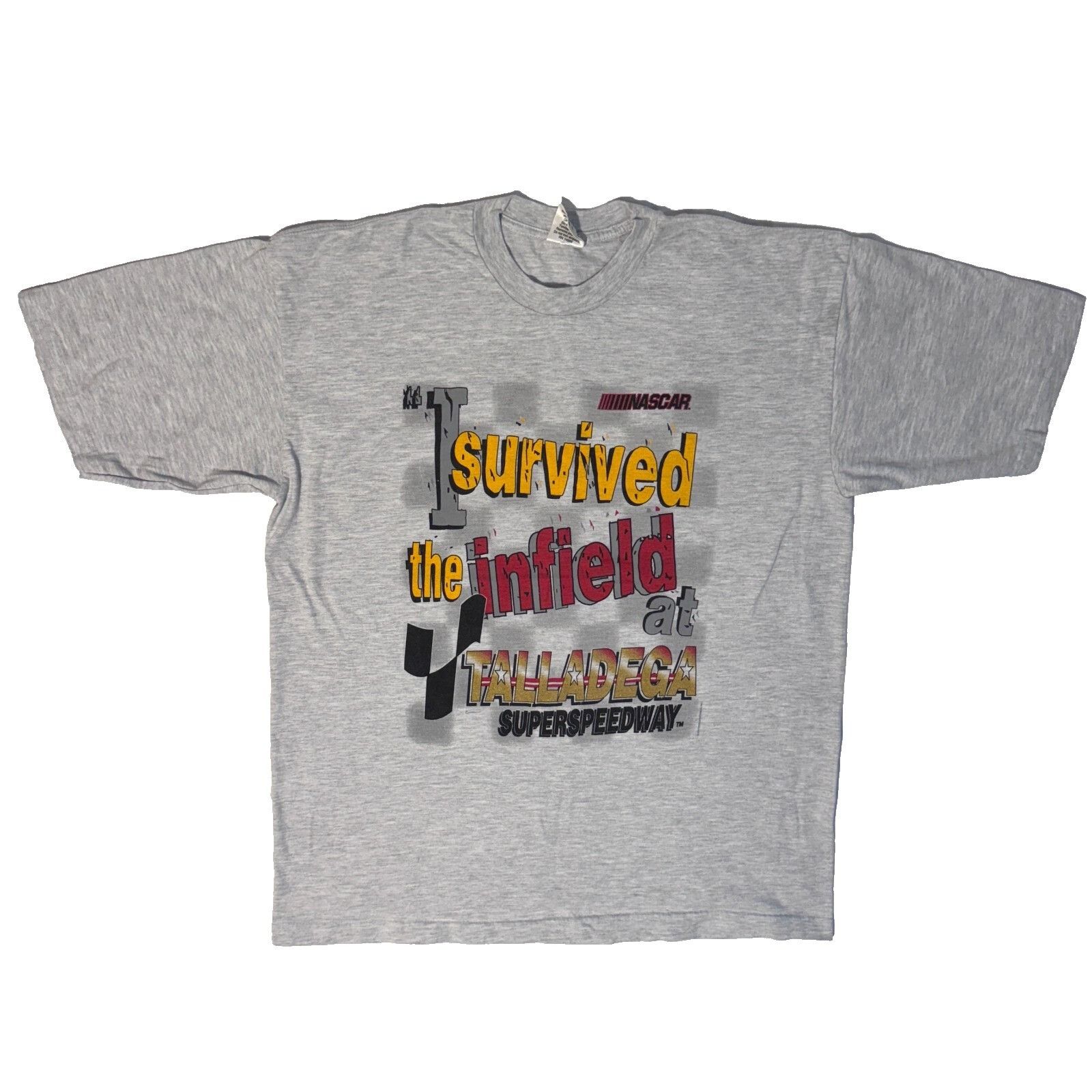 NASCAR Vintage 1997 NASCAR Racing Talladega Superspeedway Tshirt - Size US XL / EU 56 / 4 - 1 Thumbnail
