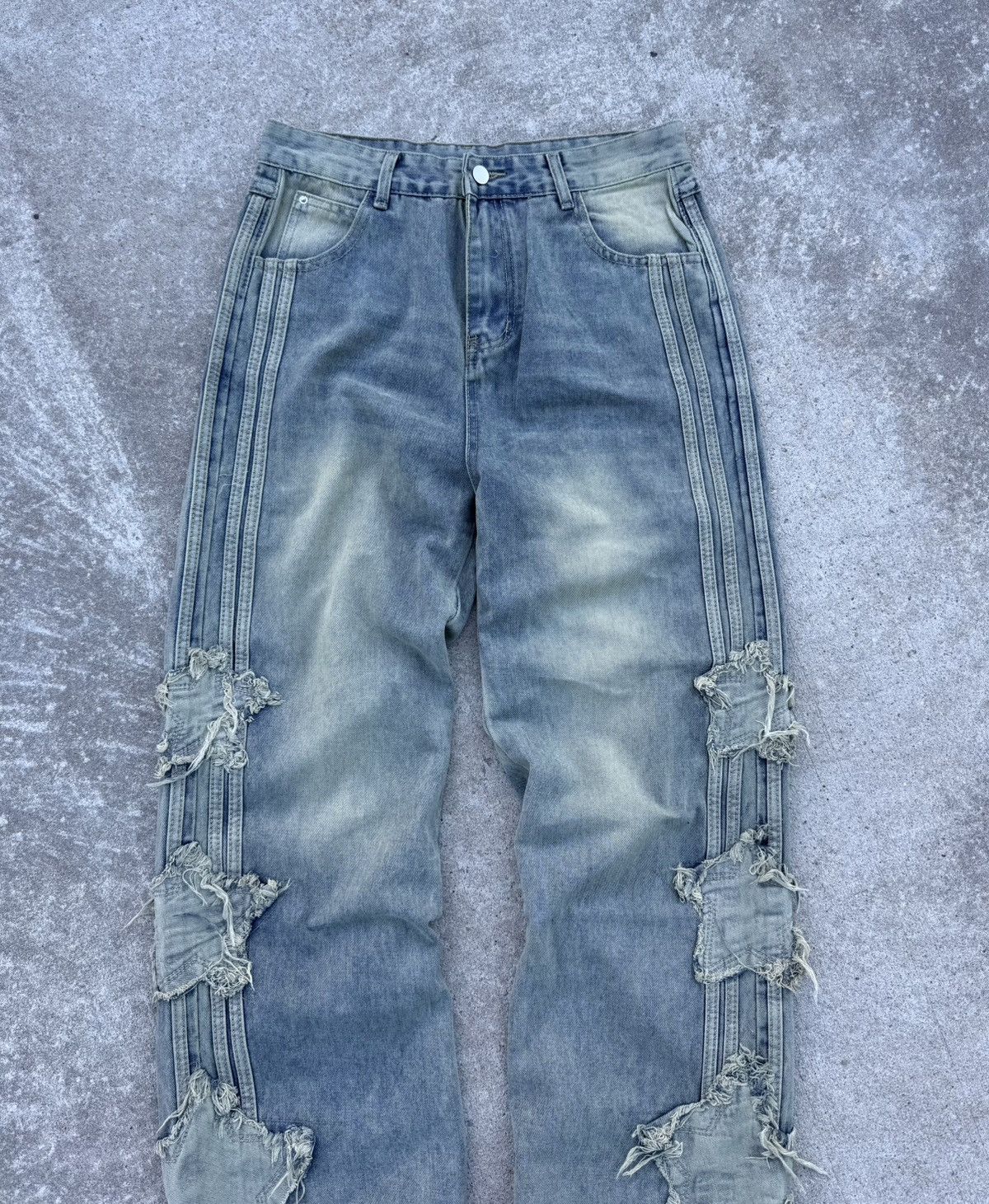 Other Vintage Y2K avantgarde streetwear affliction jeans Size US 30 / EU 46 - 3 Thumbnail