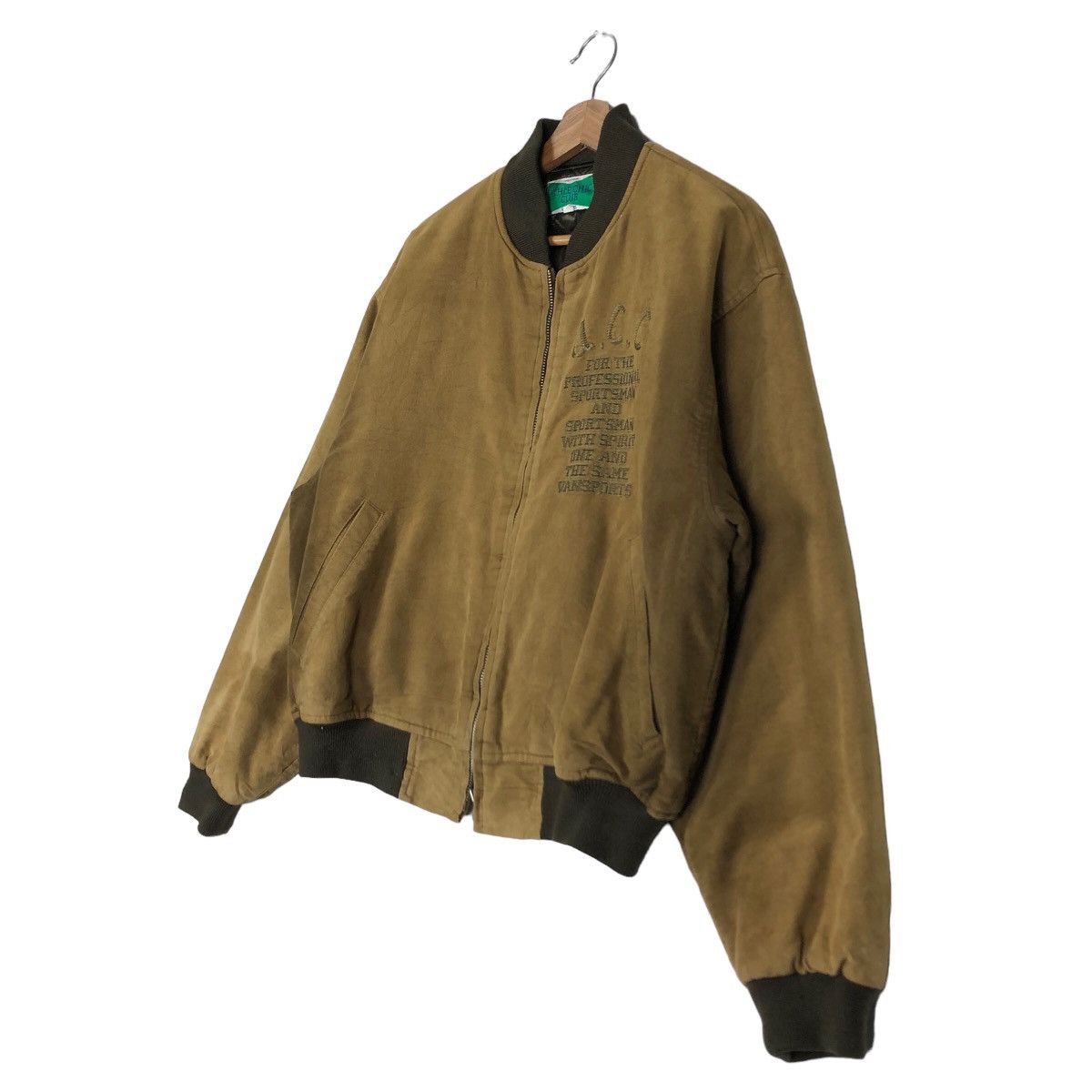 Japanese Brand 🔥Vintage Bomber Jacket Sun Faded Athle Chic Club Japan Size US M / EU 48-50 / 2 - 2 Thumbnail