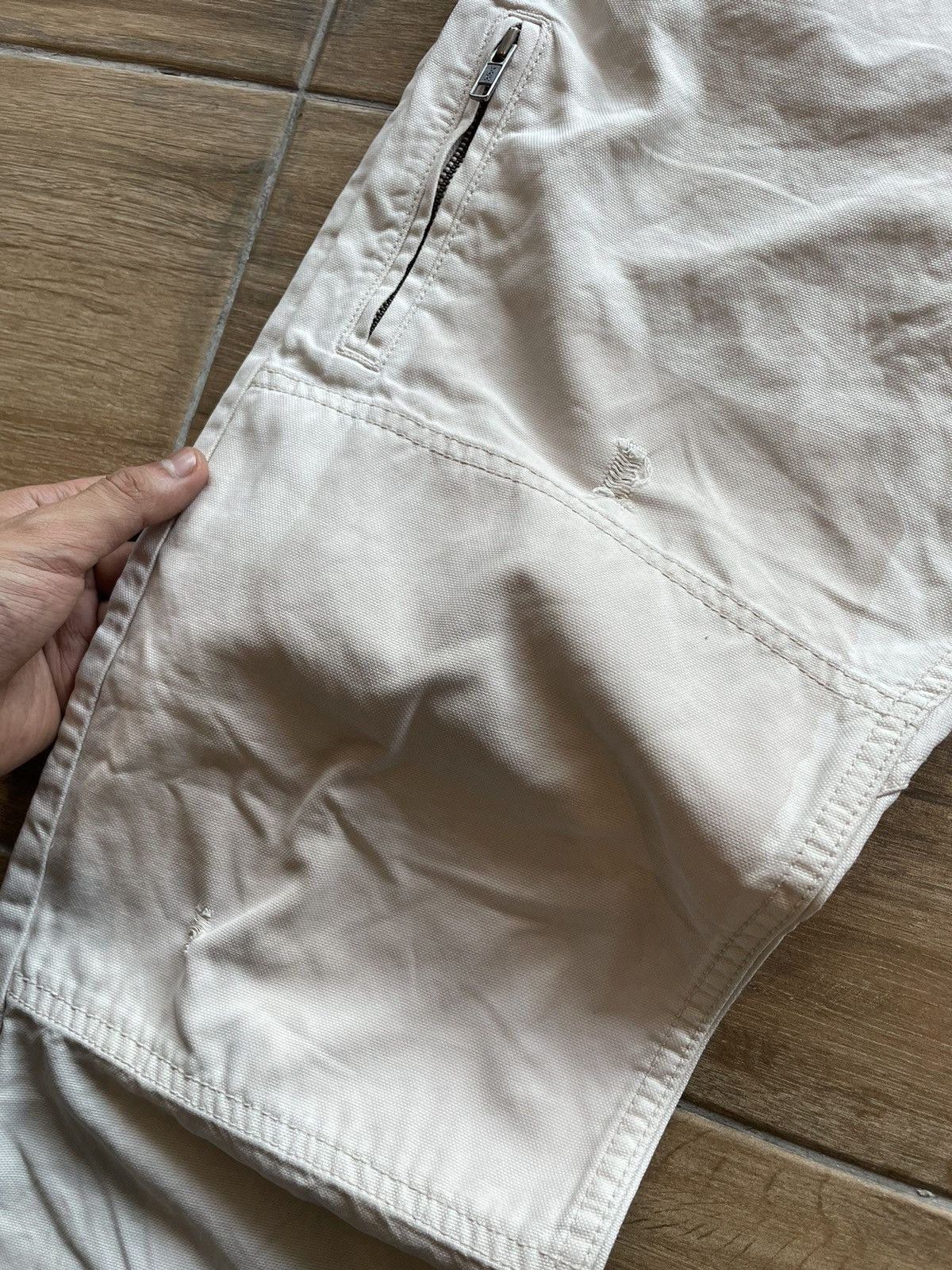 Diesel Diese OffWhite Reconstructed Pant Size US 31 - 14 Thumbnail