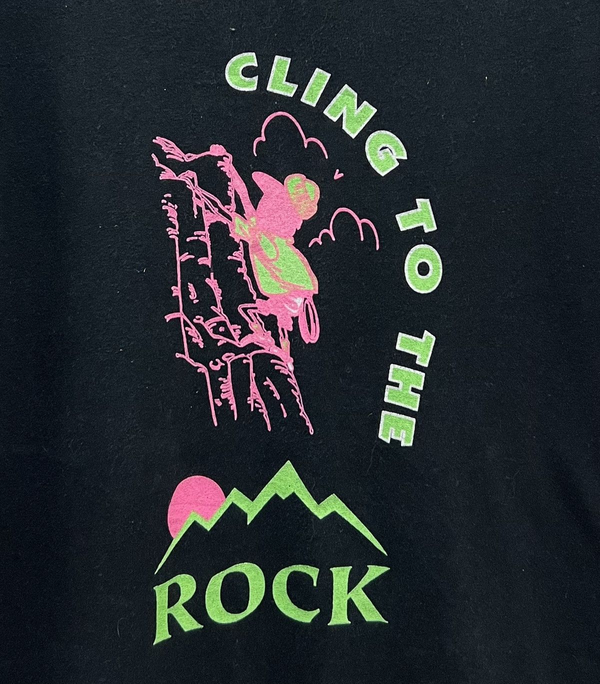 Vintage VINTAGE CLING TO THE ROCK IGNORE THE RATC SHIRT Size US L / EU 52-54 / 3 - 3 Thumbnail