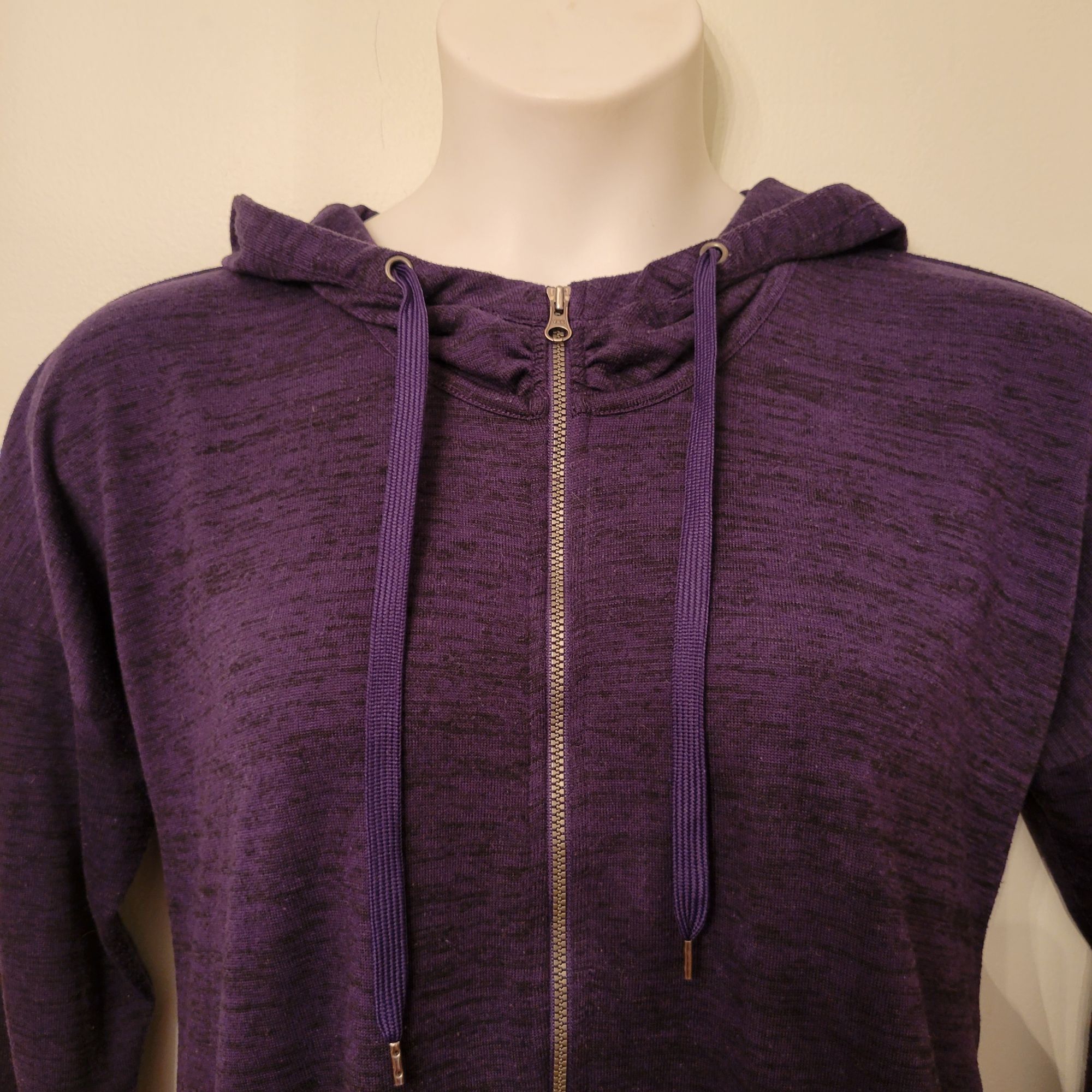 Athleta Athleta Zip Up Athletic Jacket M BATWING ROBIN Purple Hoodie Size M / US 6-8 / IT 42-44 - 7 Thumbnail