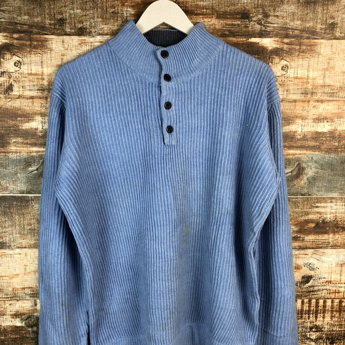 Japanese Brand Uniqlo japan sweatshirt Blue Knitwear #A1832 Size US L / EU 52-54 / 3 - 5 Thumbnail