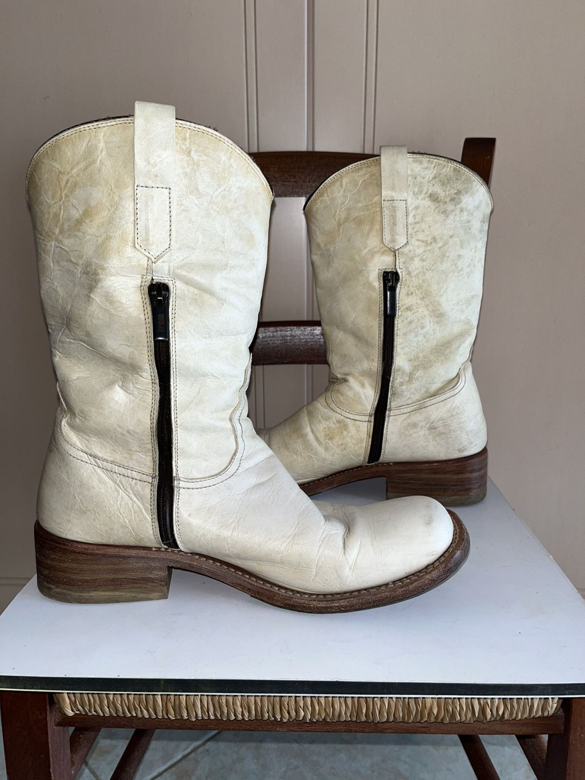 Gianni Barbato Vintage camperos 90’s Gianni Barbato texan embroidery boots Size US 10 / IT 40 - 4 Thumbnail