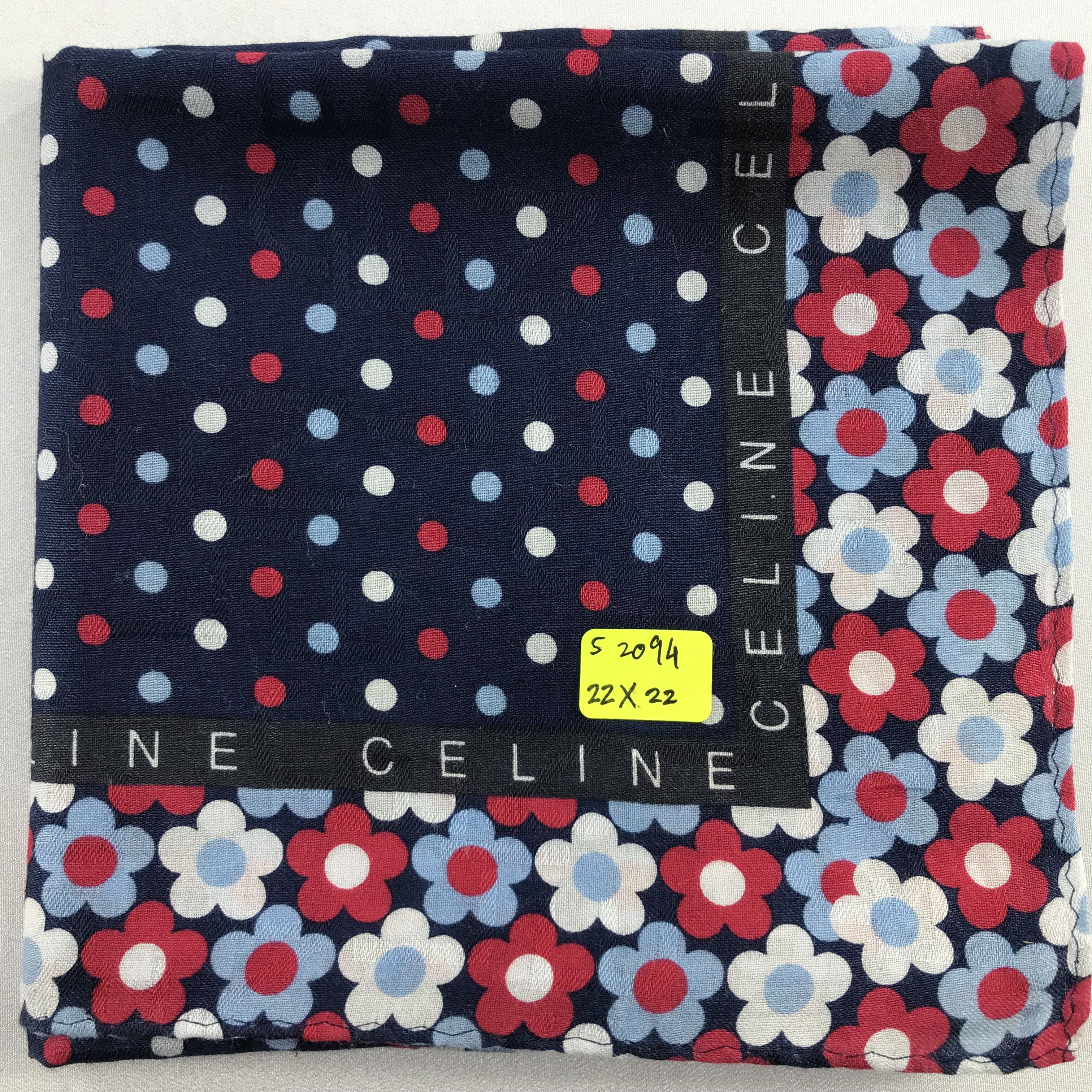 Celine × Vintage Celine Bandana / Handkerchief / Neckerchief - S2094 Size ONE SIZE - 5 Thumbnail